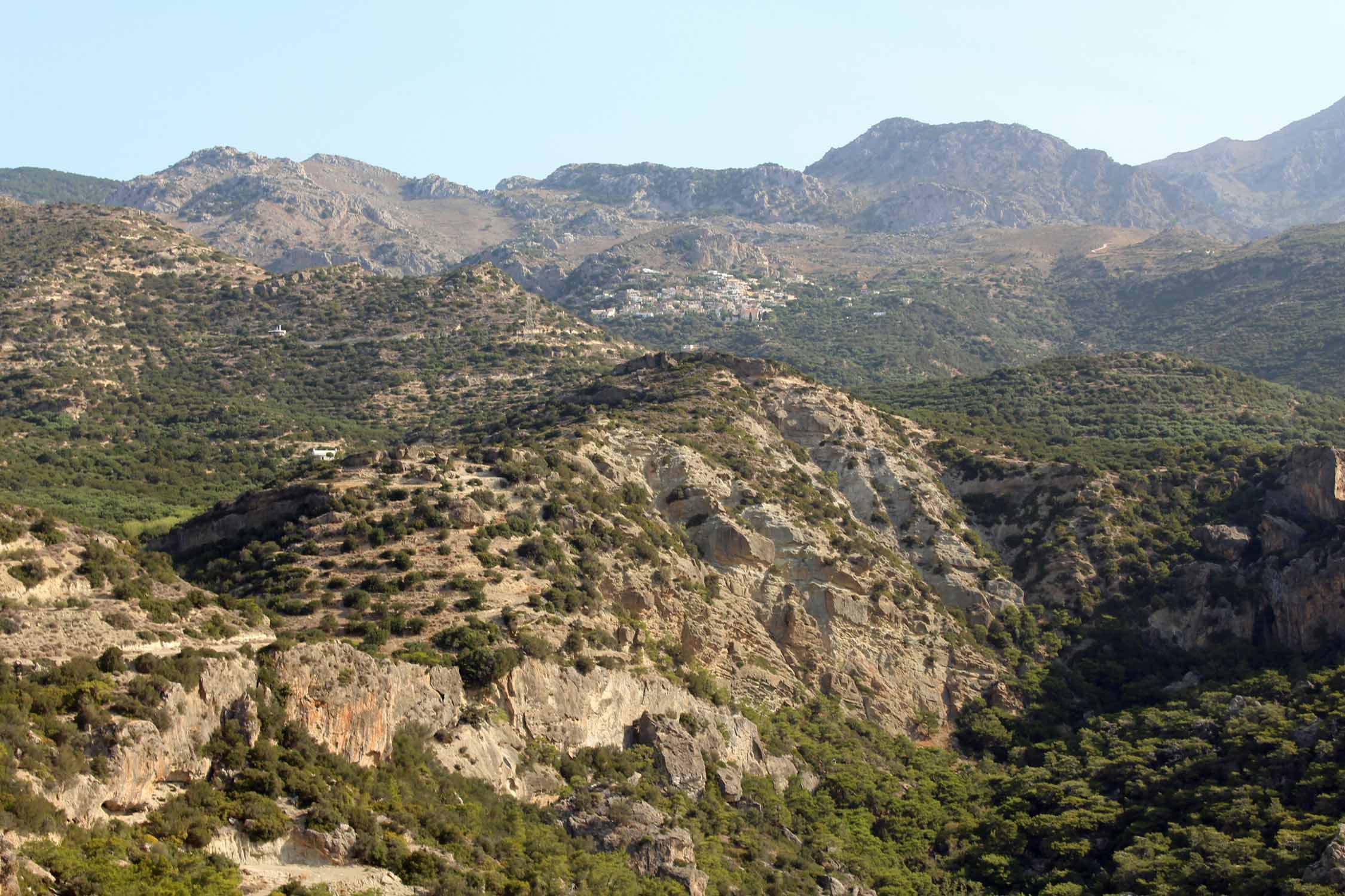 Crète, Koutsouvari, paysage