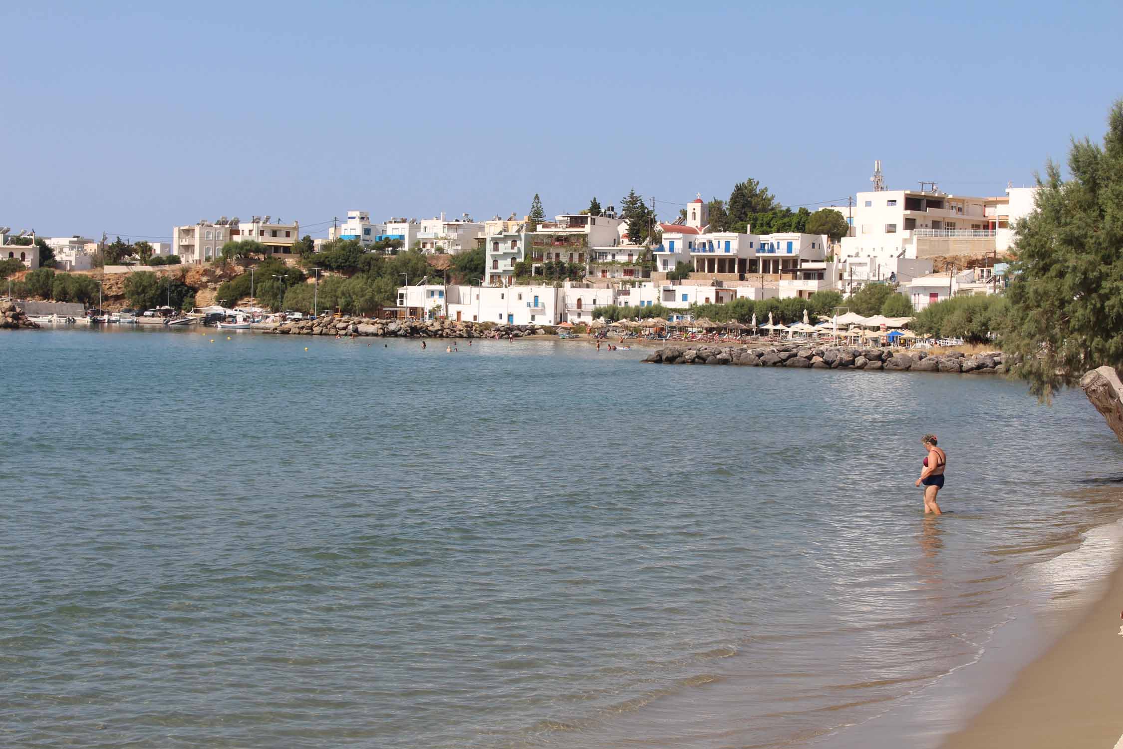 Crète, Makrygialos, plage Limanaki