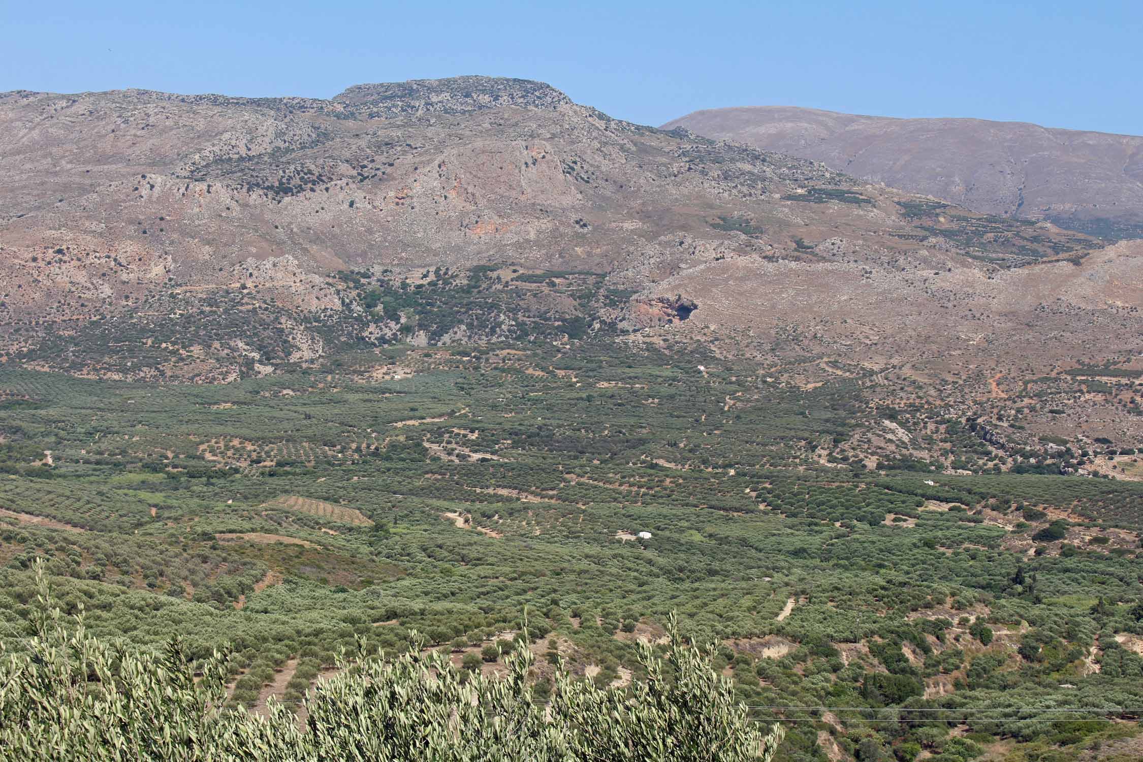 Crète, monts Lasithi, paysage