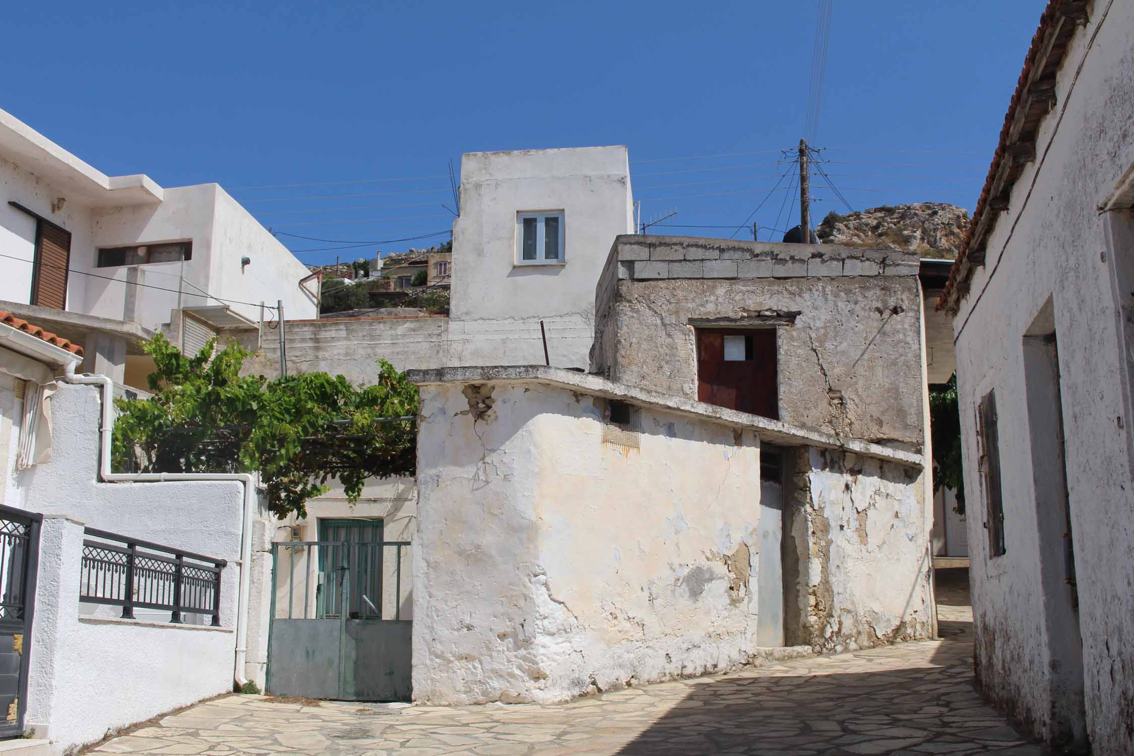 Crète, Ziros, maison typiques