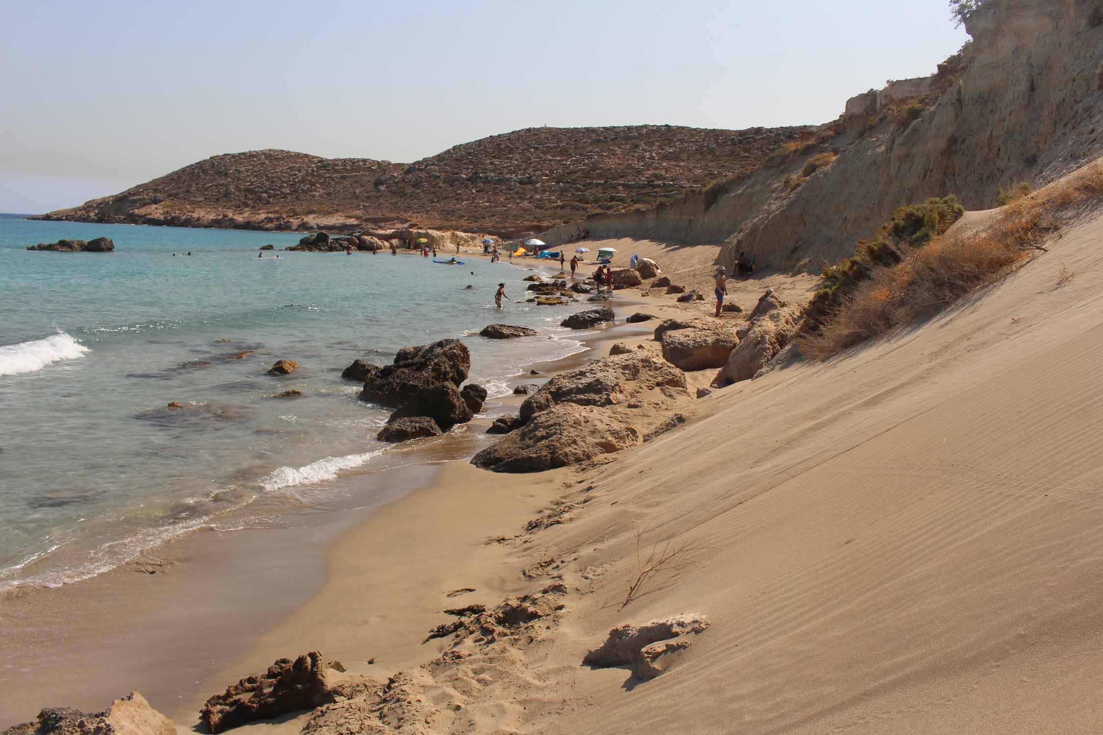 Crète, Xerokampos, plage Argilos