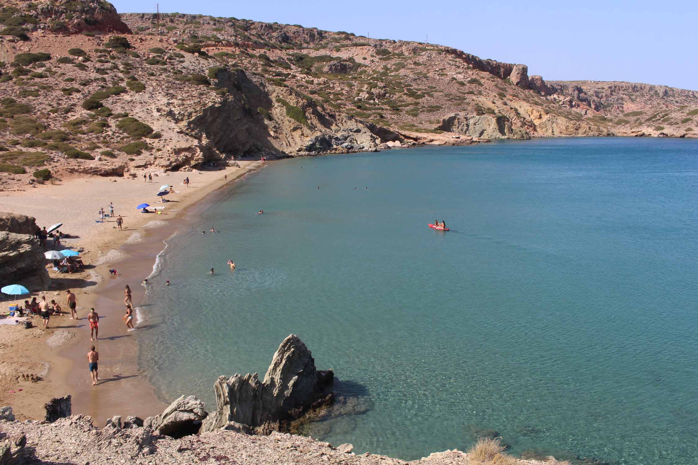 Crète, plage de Itanos