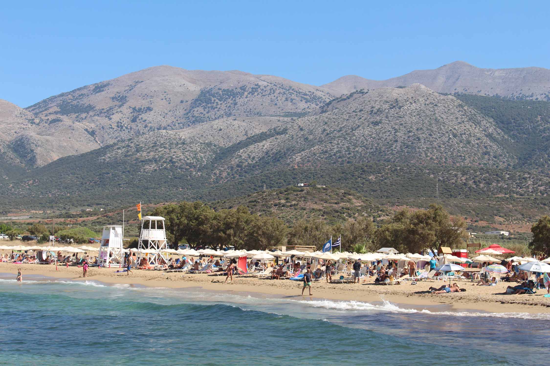 Crète, plage de Potamos