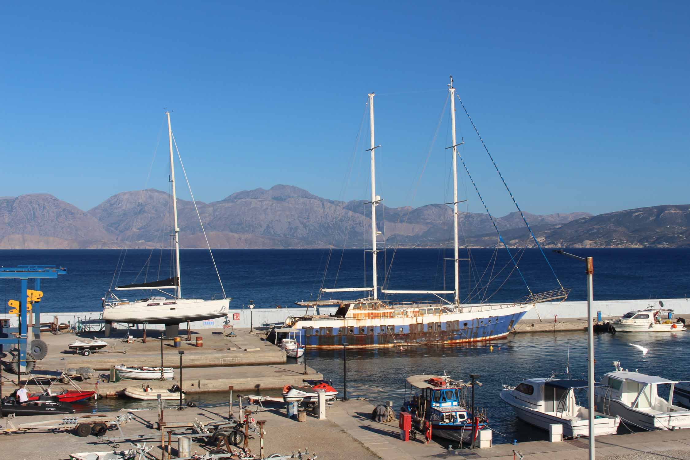 Crète, Agios Nikolaos, port