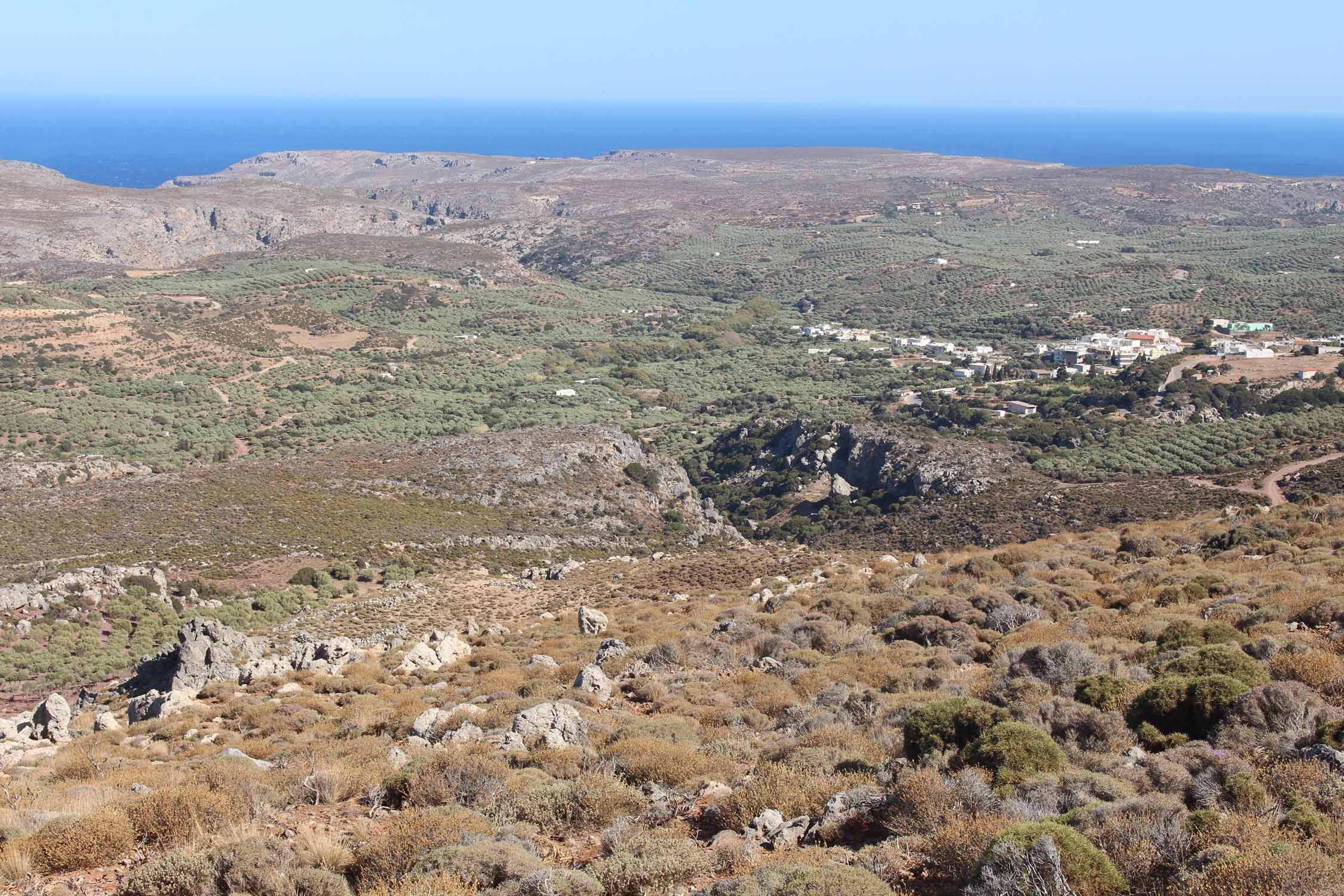 Zakros, paysage