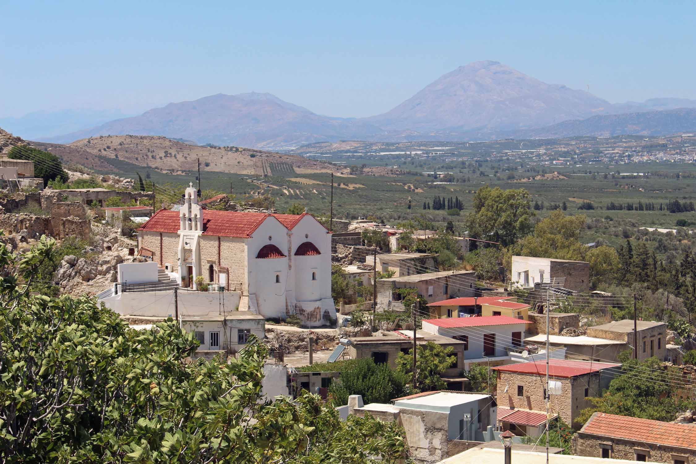 Crète, Vagionia, paysage