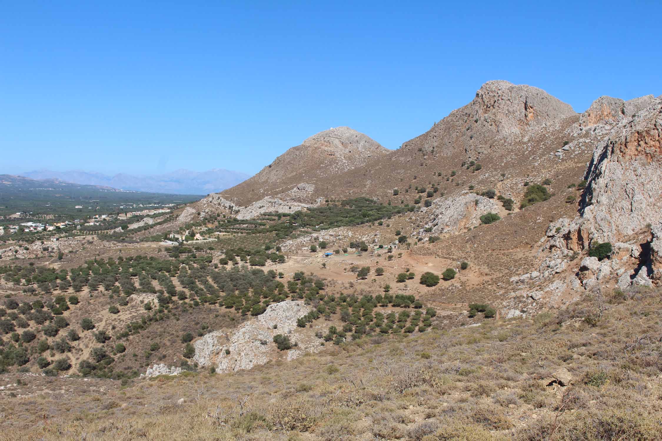 Crète, Vasiliki, paysage