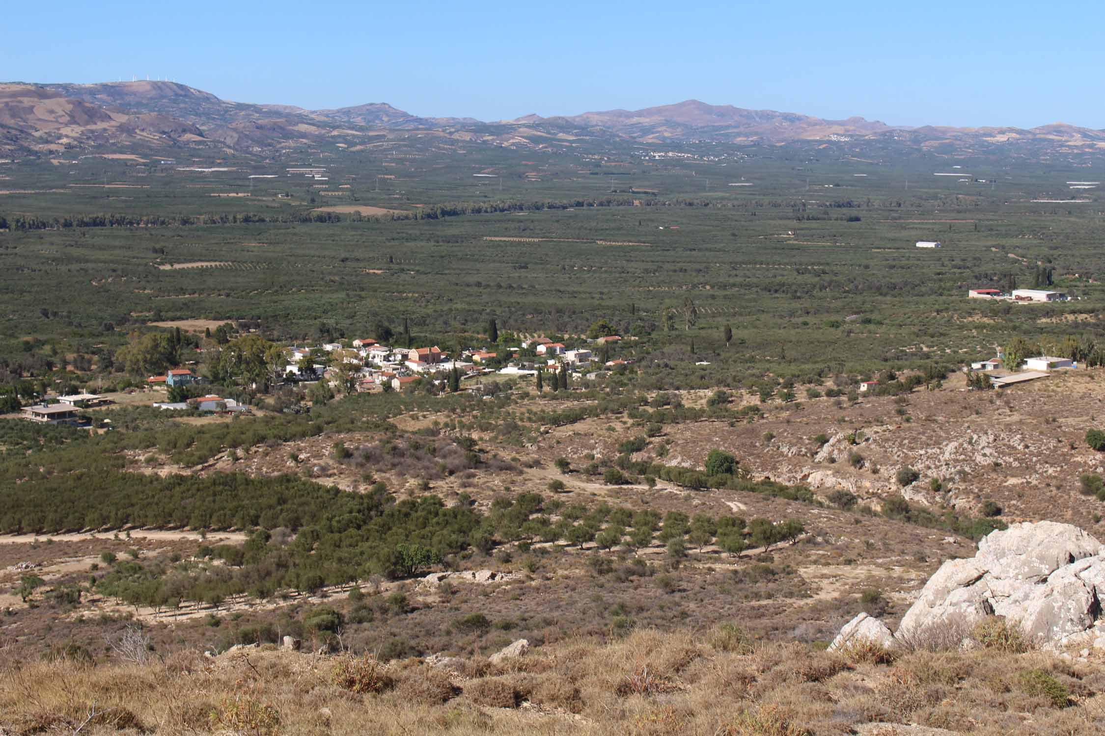 Crète, Charakas, paysage