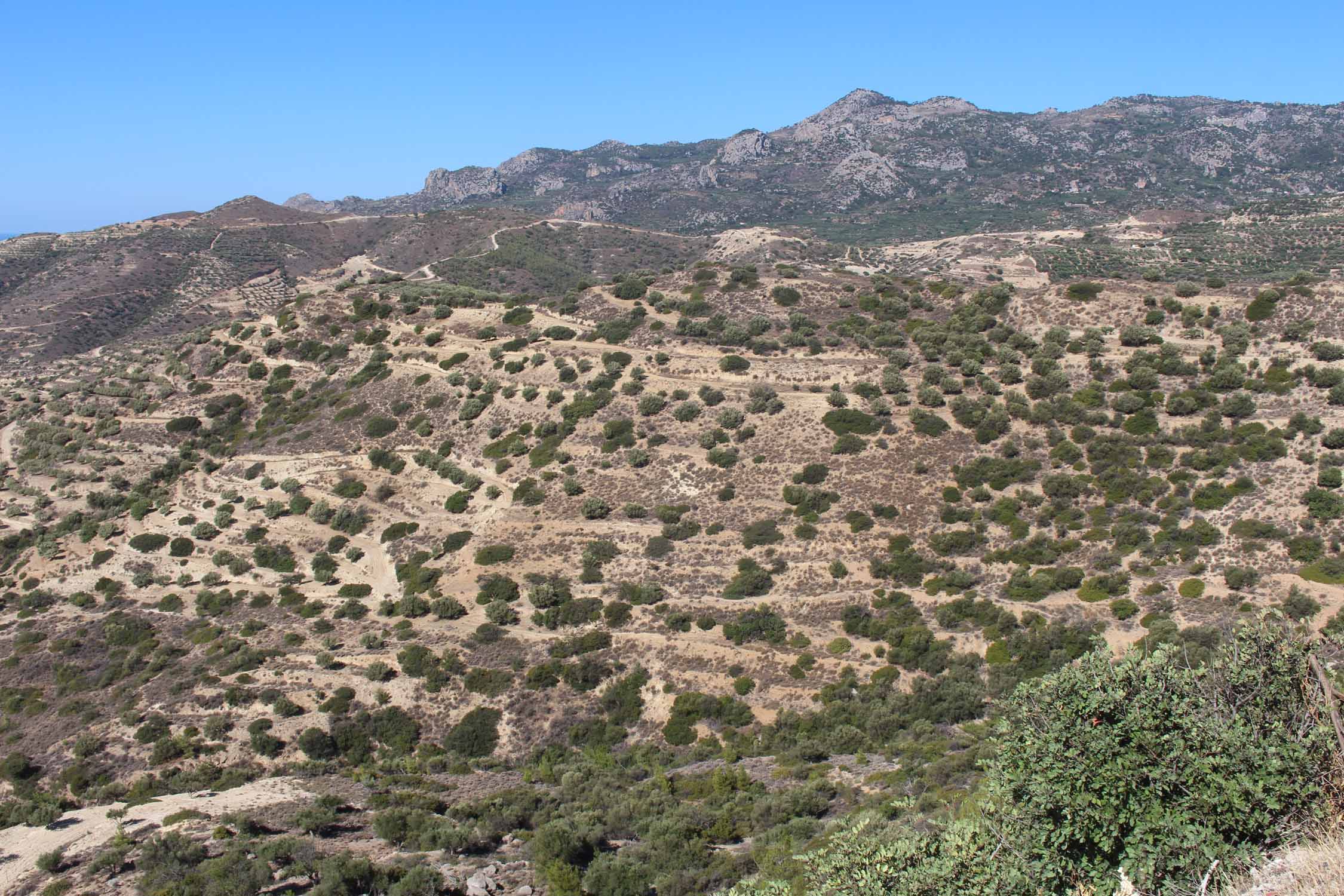 Crète, Makrilia, paysage