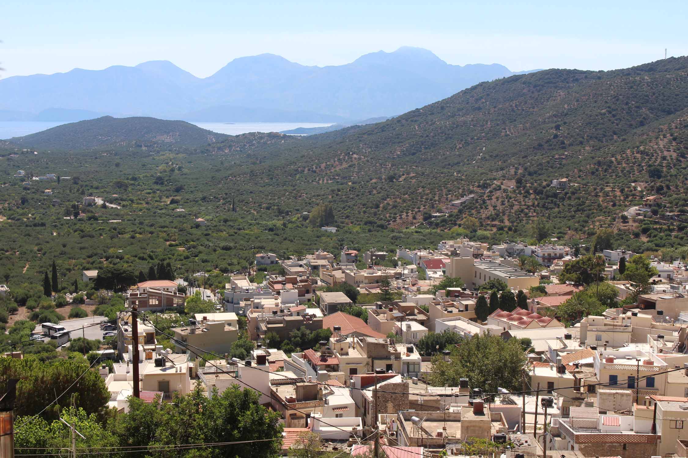 Crète, village de Kritsa, paysage