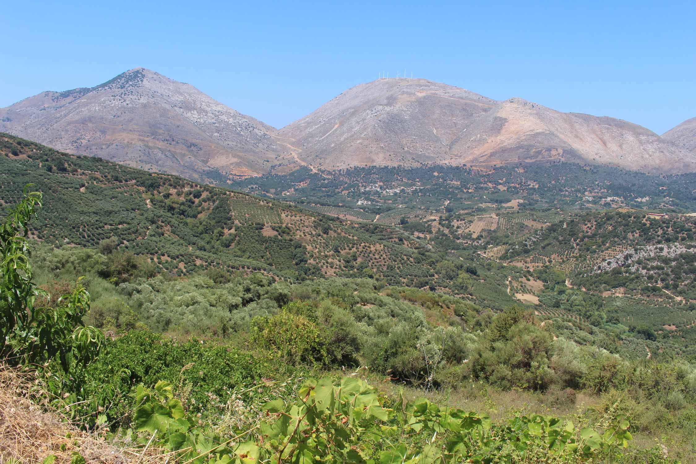 Crète, Axos, paysage