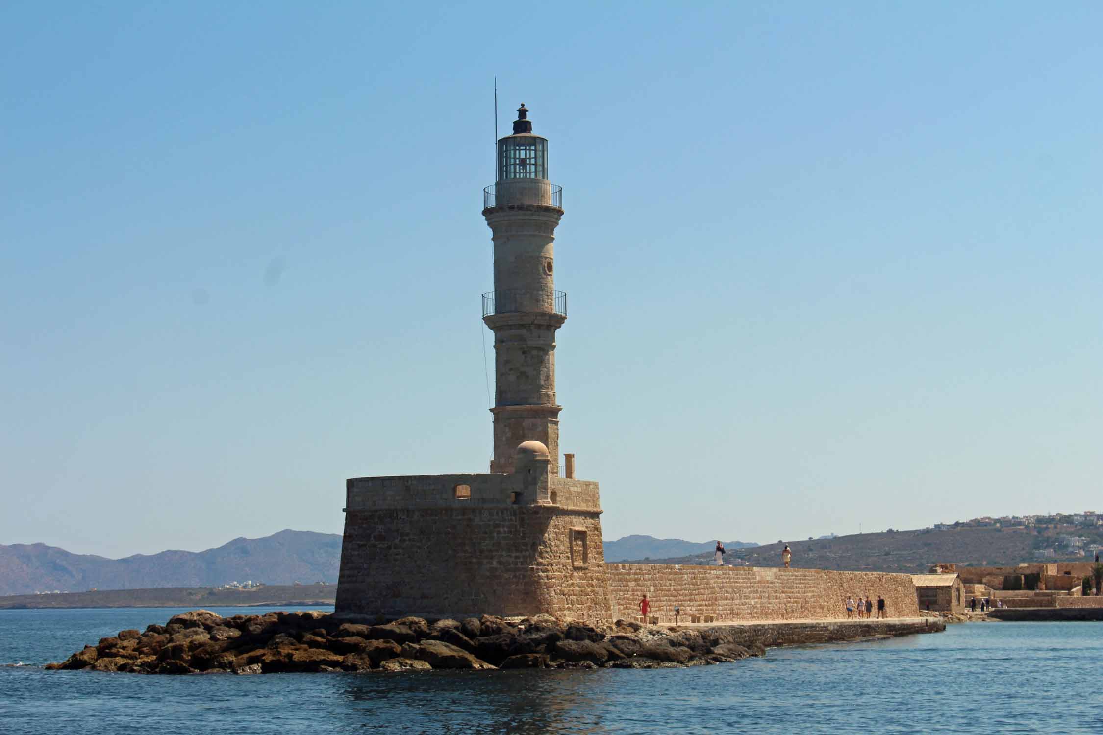 Crète, phare de La Canée