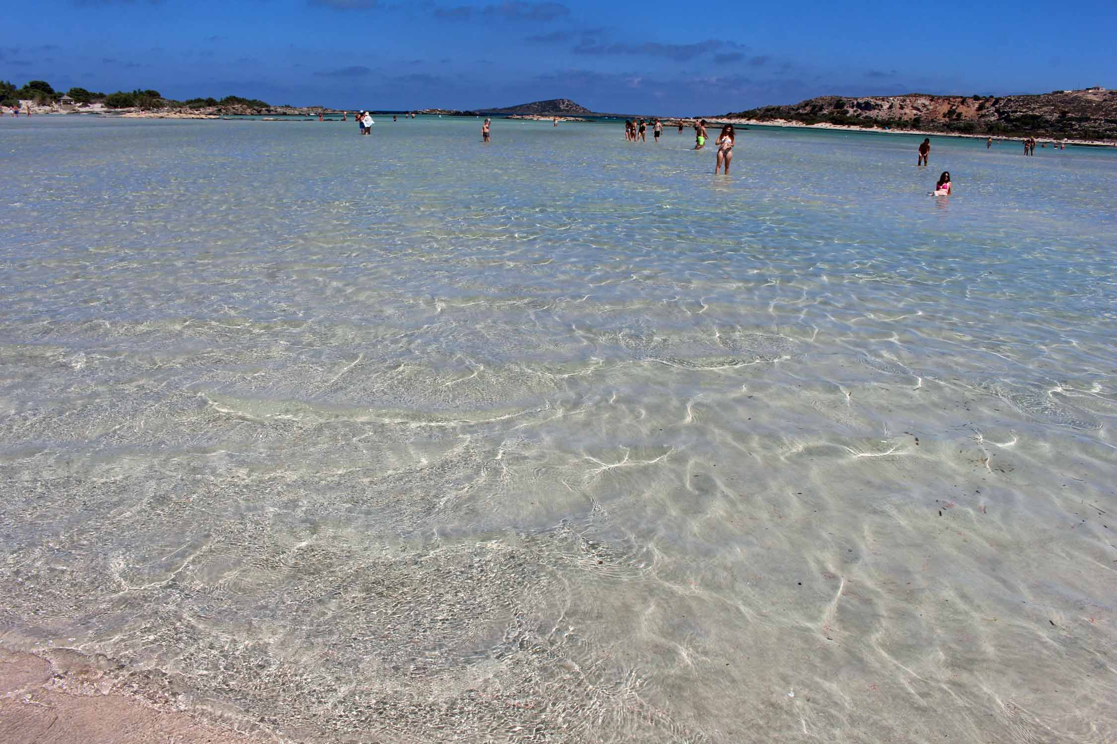 Plage d'Elafonissi, panorama