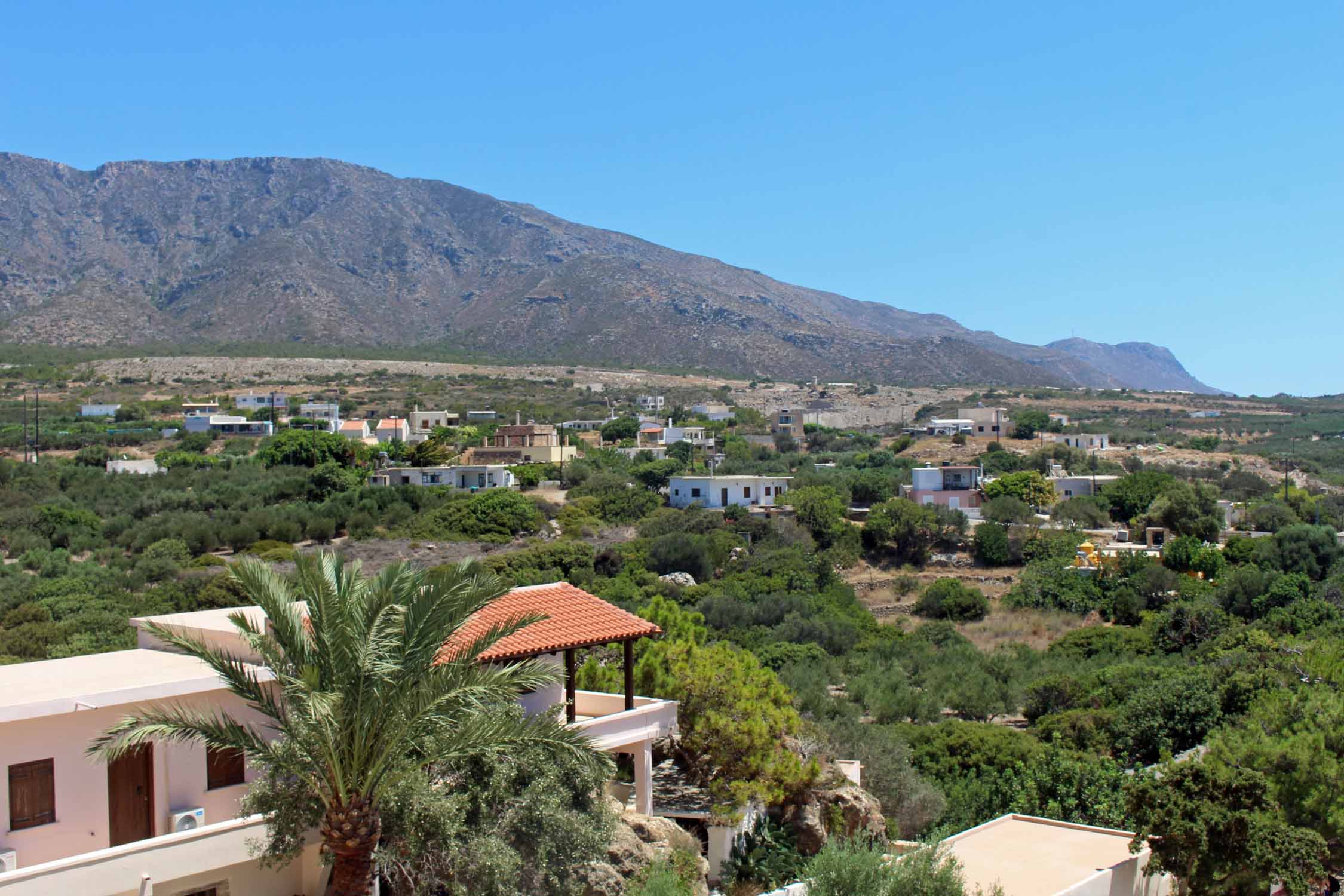 Crète, Chrysoskalitissa, panorama