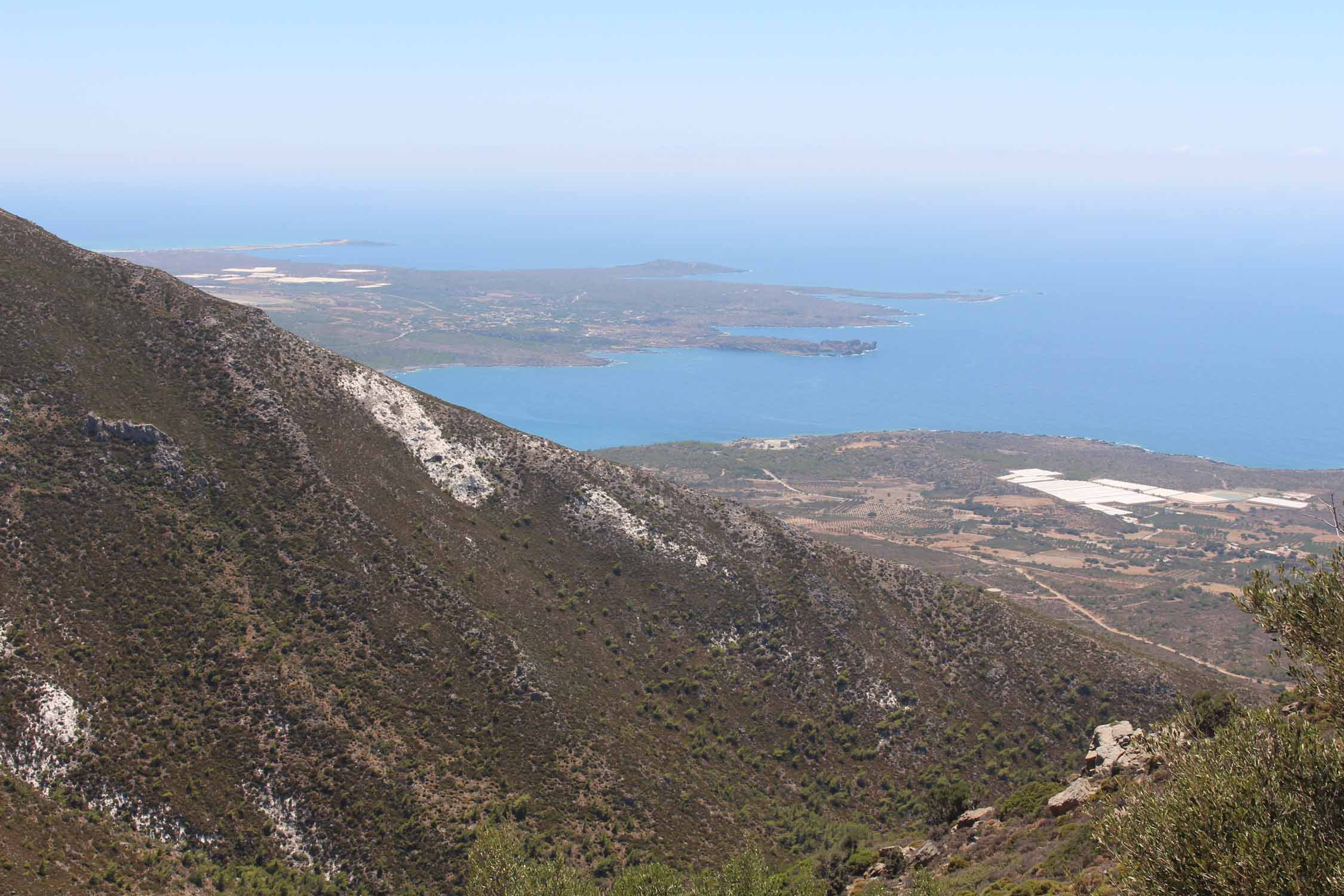 Crète, baie d'Elafonissi