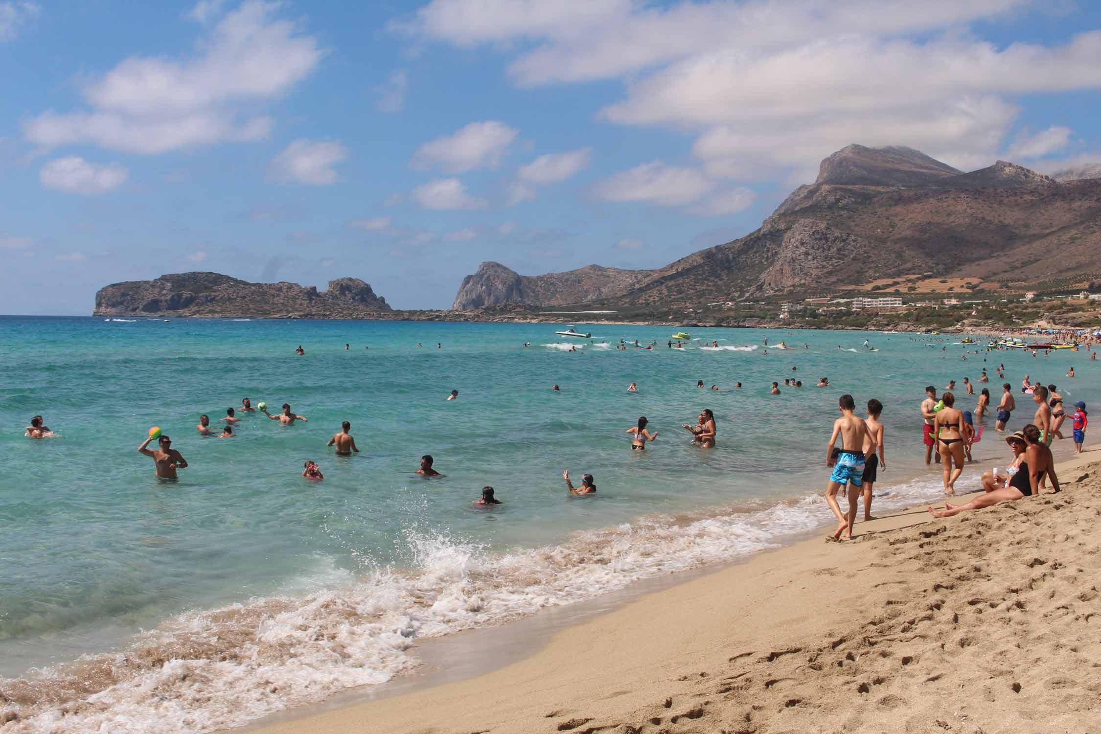 Crète, plage de Falasarna