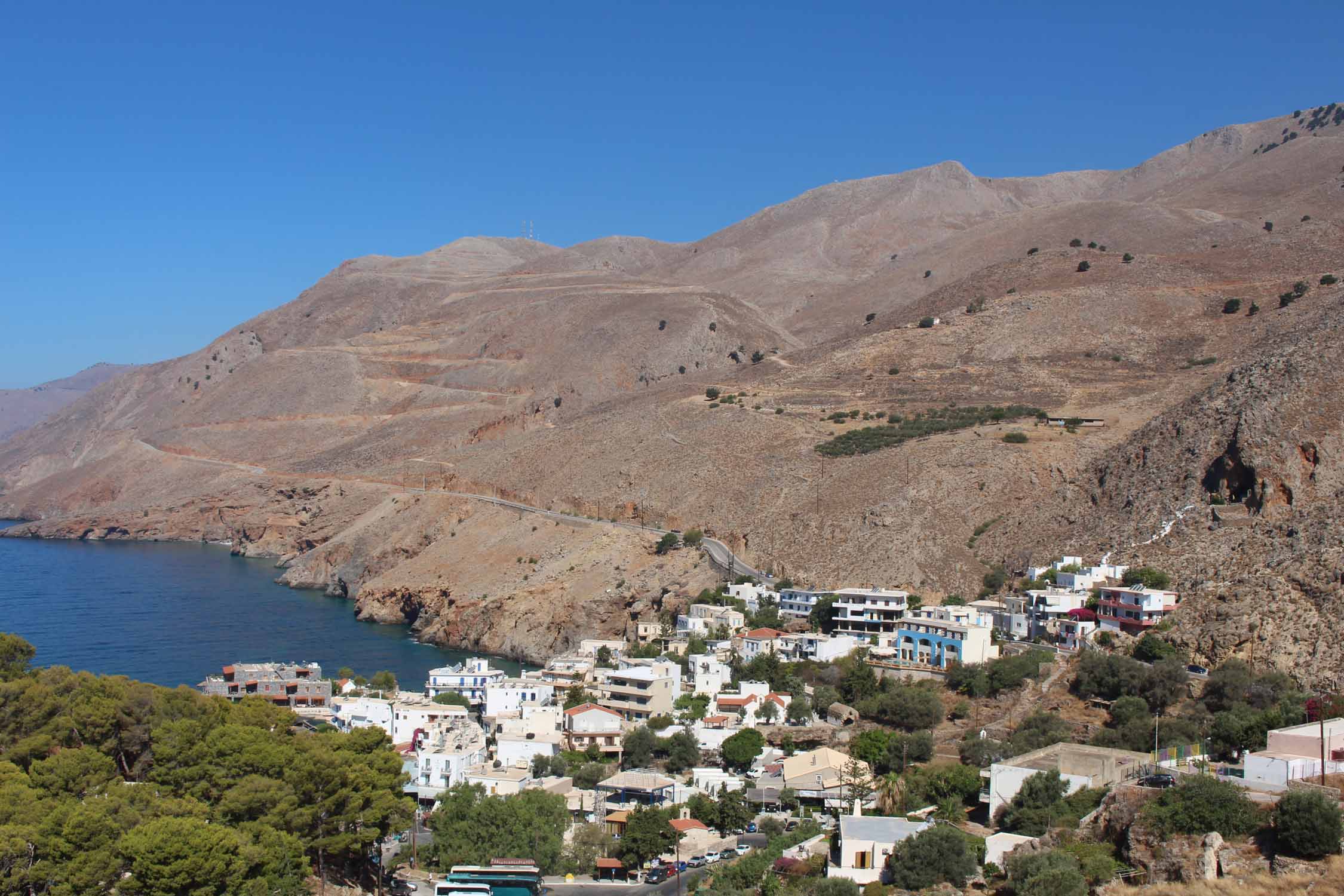 Crète, Hora Sfakion, paysage