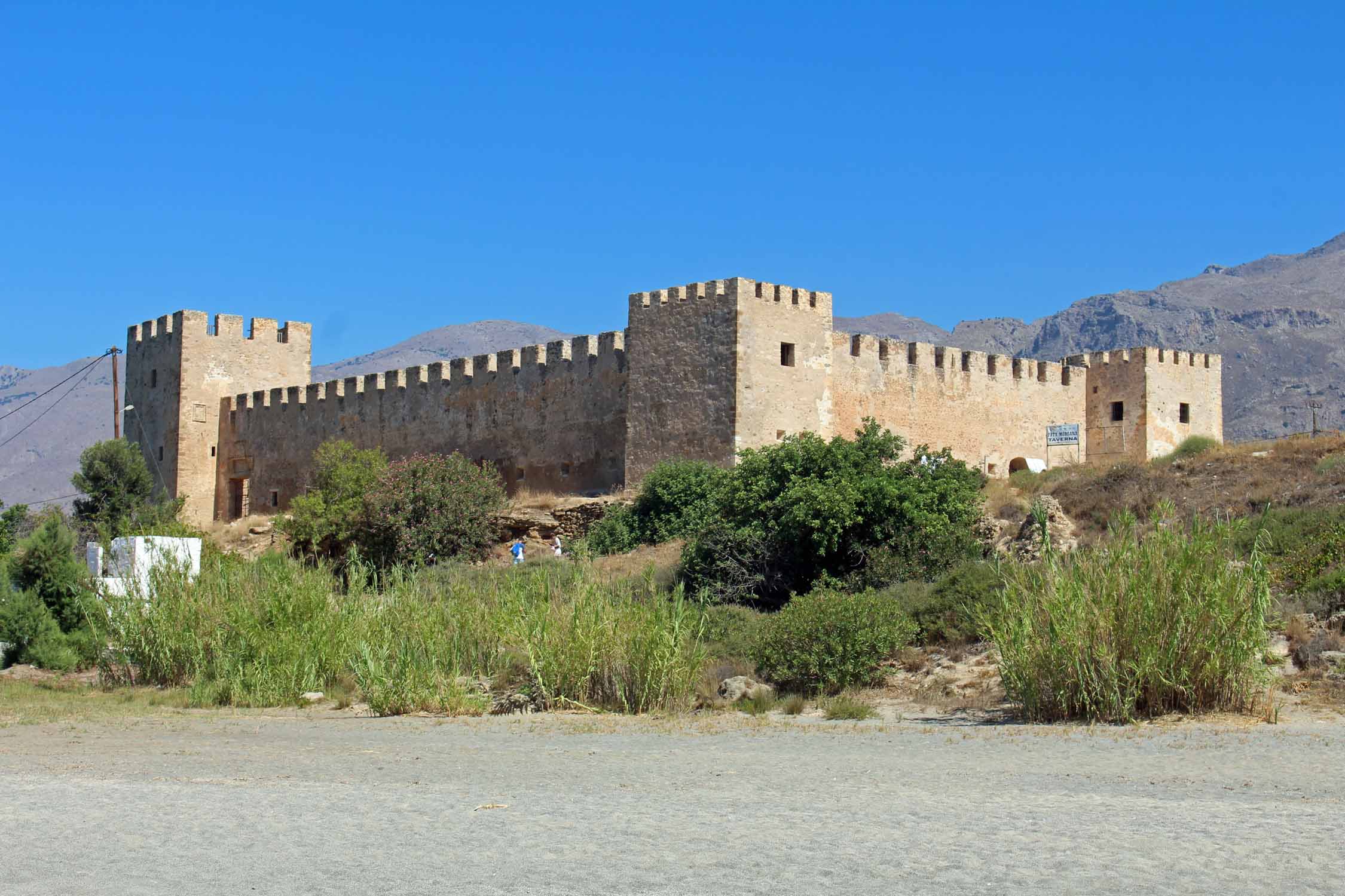 Crète, Frangokastello, château