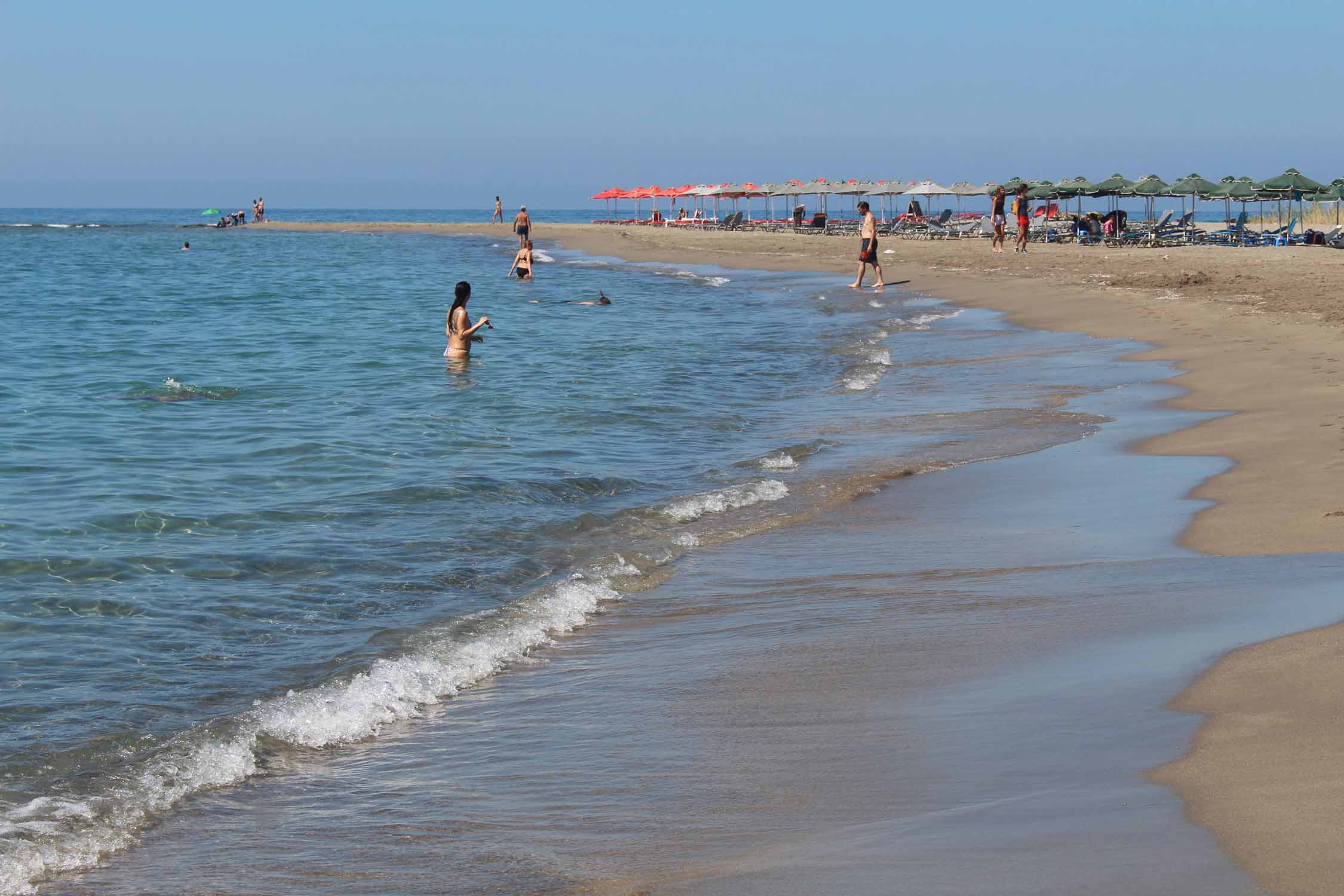 Crète, Frangokastello, plage