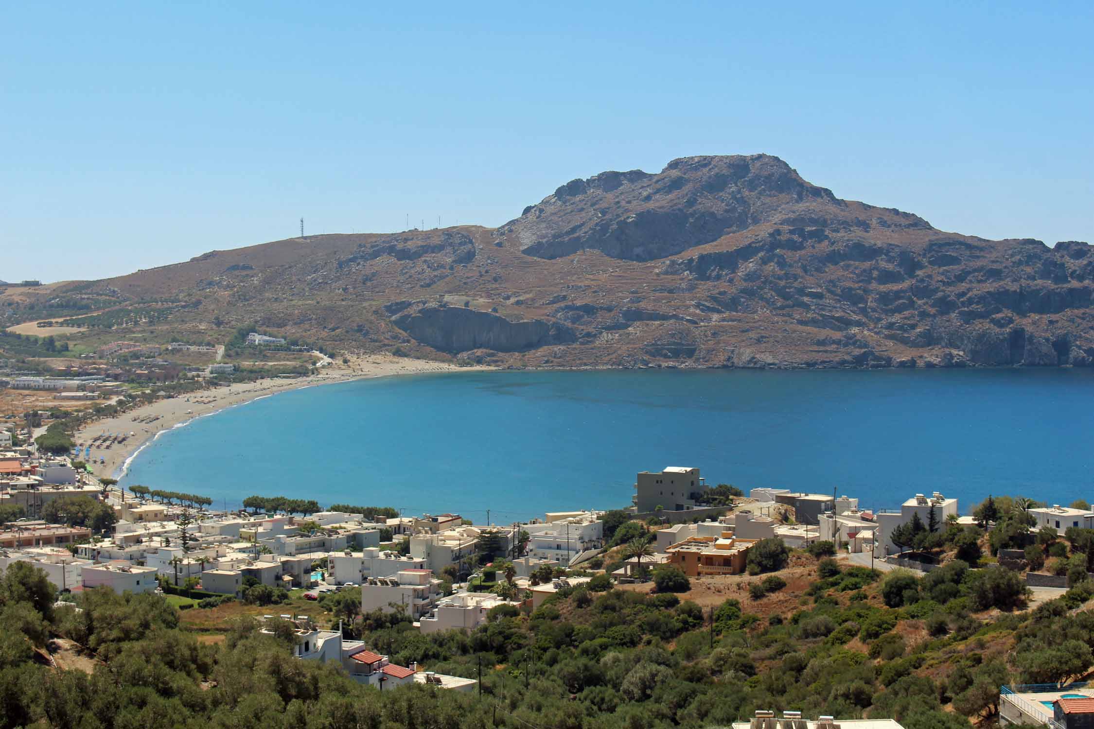 Crète, baie de Plakias