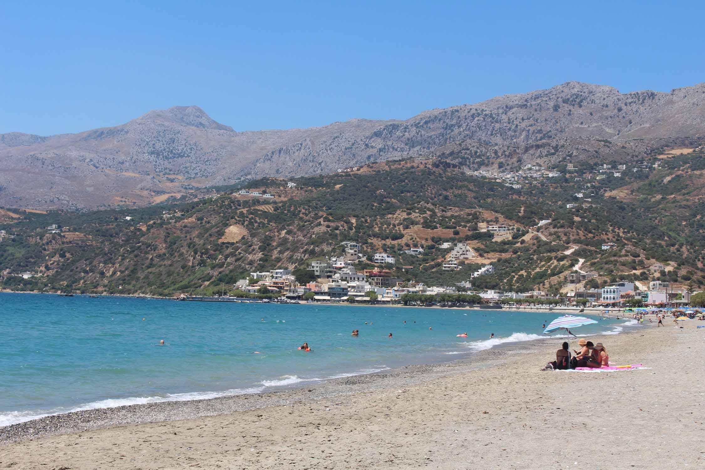 Crète, plage de Plakias