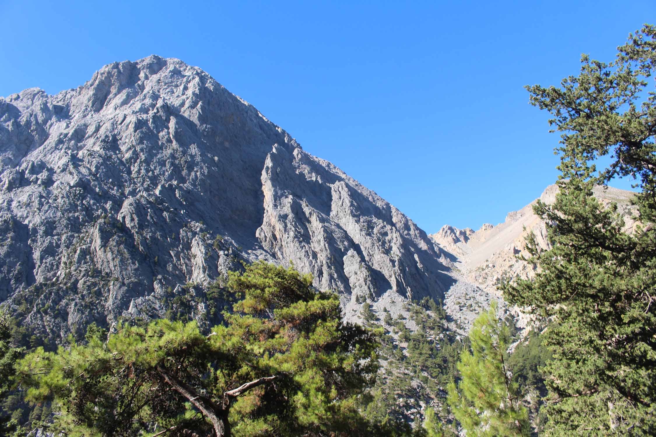 Crète, Gorge de Samaria, montagne