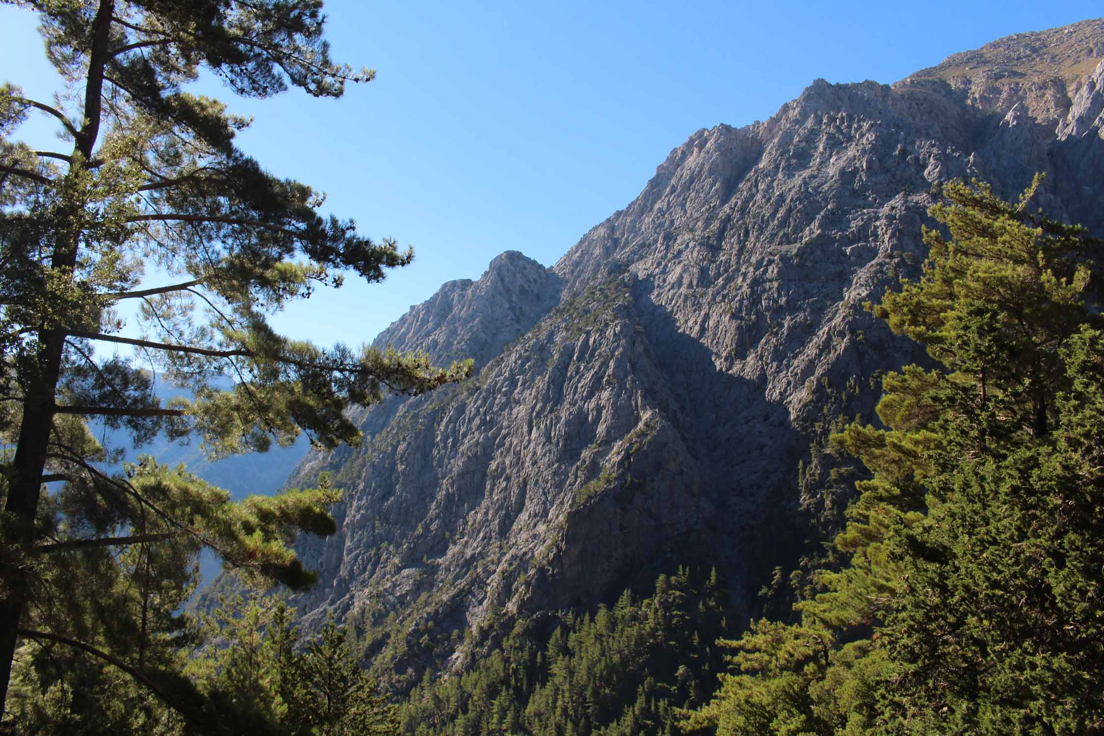 Crète, Gorge de Samaria, montagne, paysage