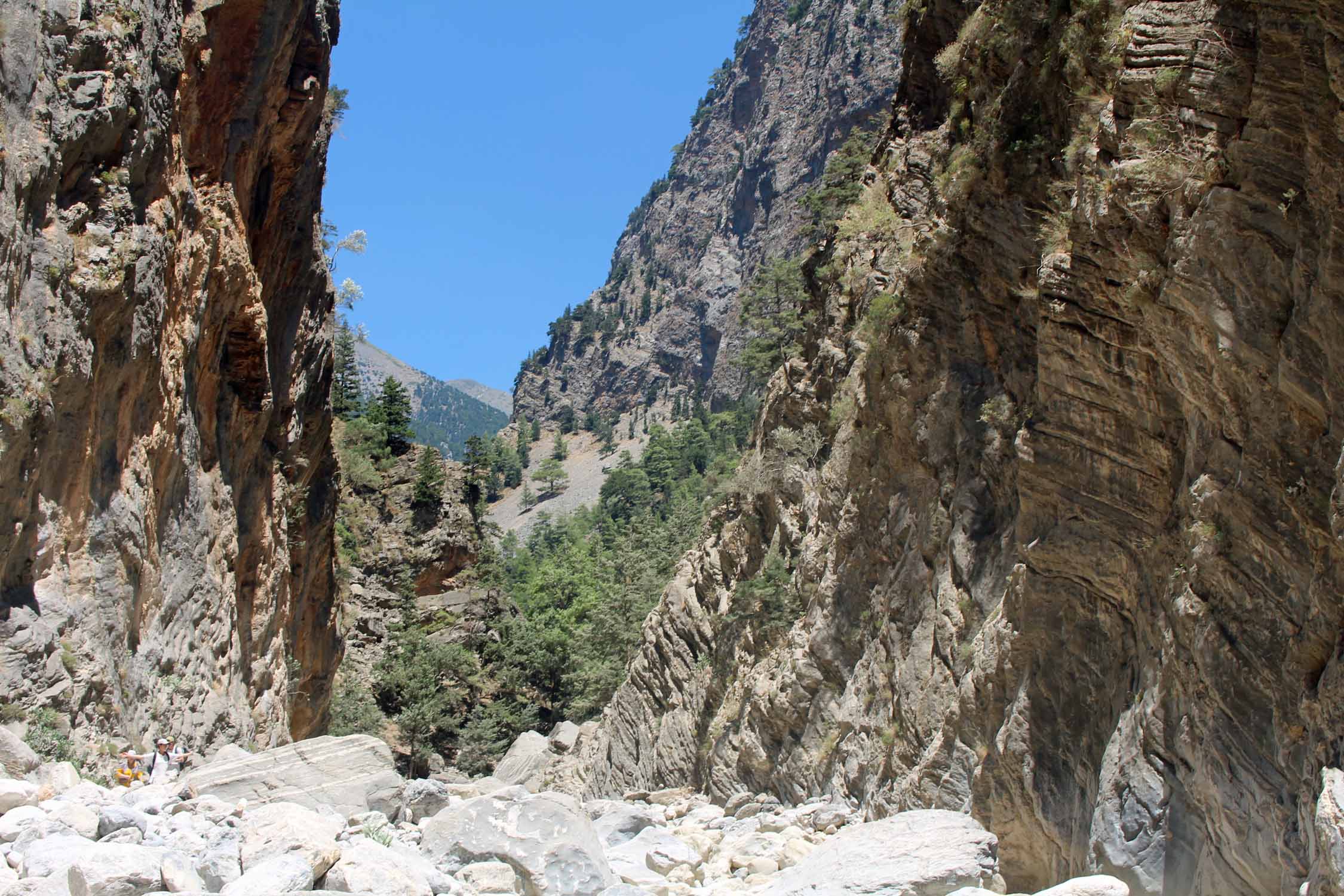 Gorge de Samaria, falaises