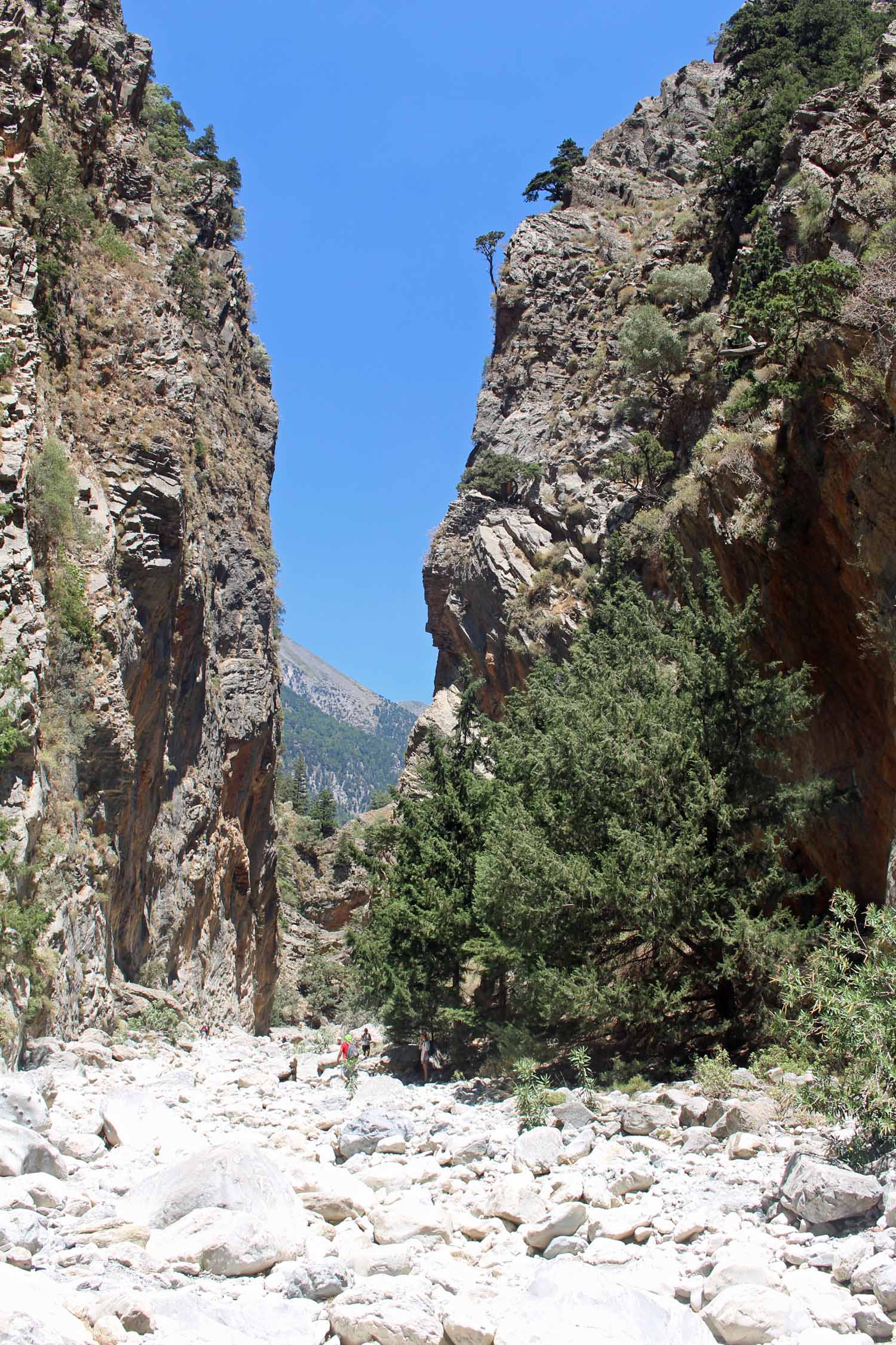 Crète, Gorge de Samaria, parc national, paysage