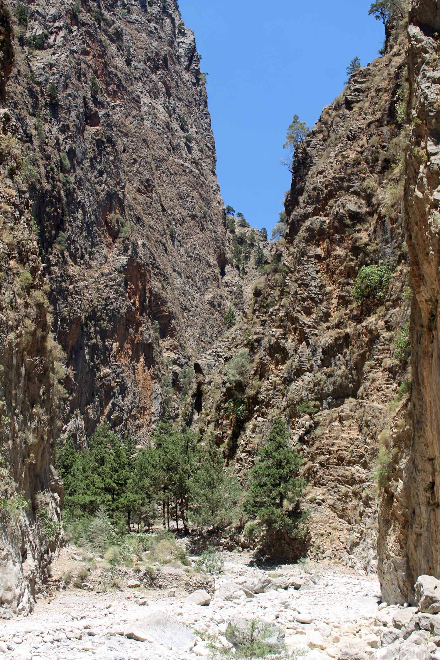 Gorge de Samaria, falaises, paysage