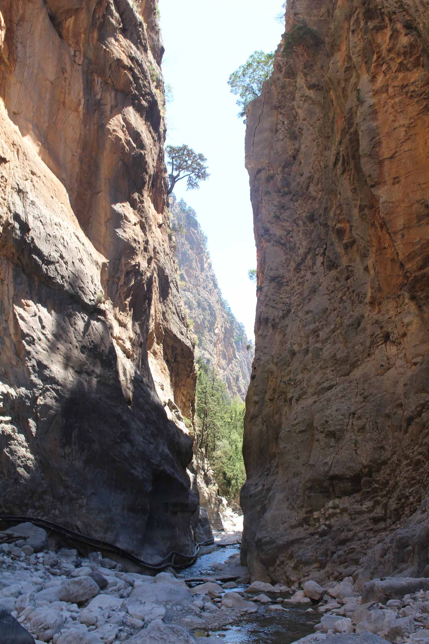 Crète, Gorge de Samaria, les Portes de Fer