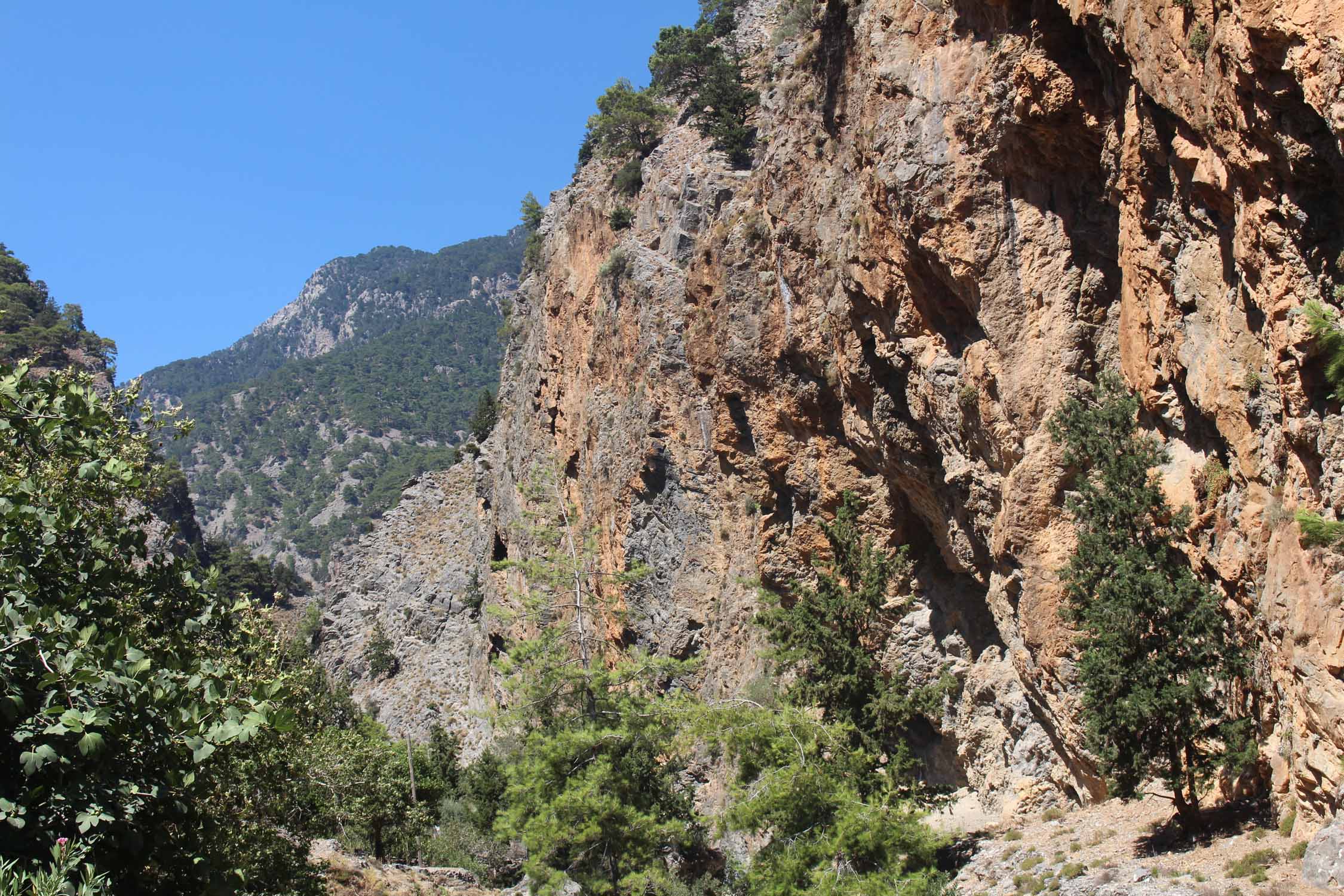 Crète, Gorge de Samaria, panorama