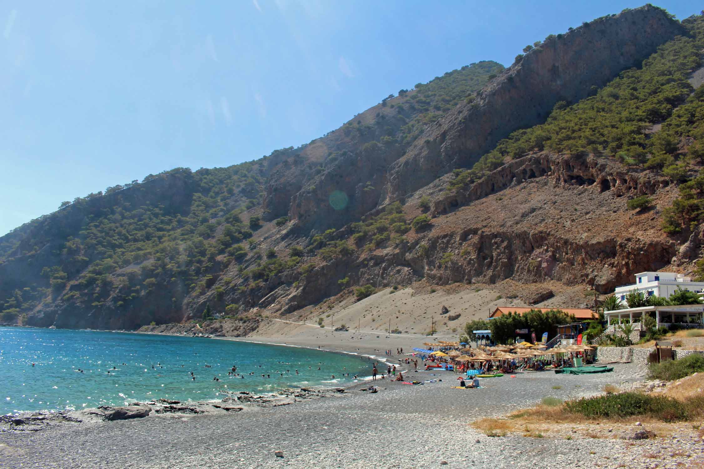 Crète, Agia Roumeli, paysage