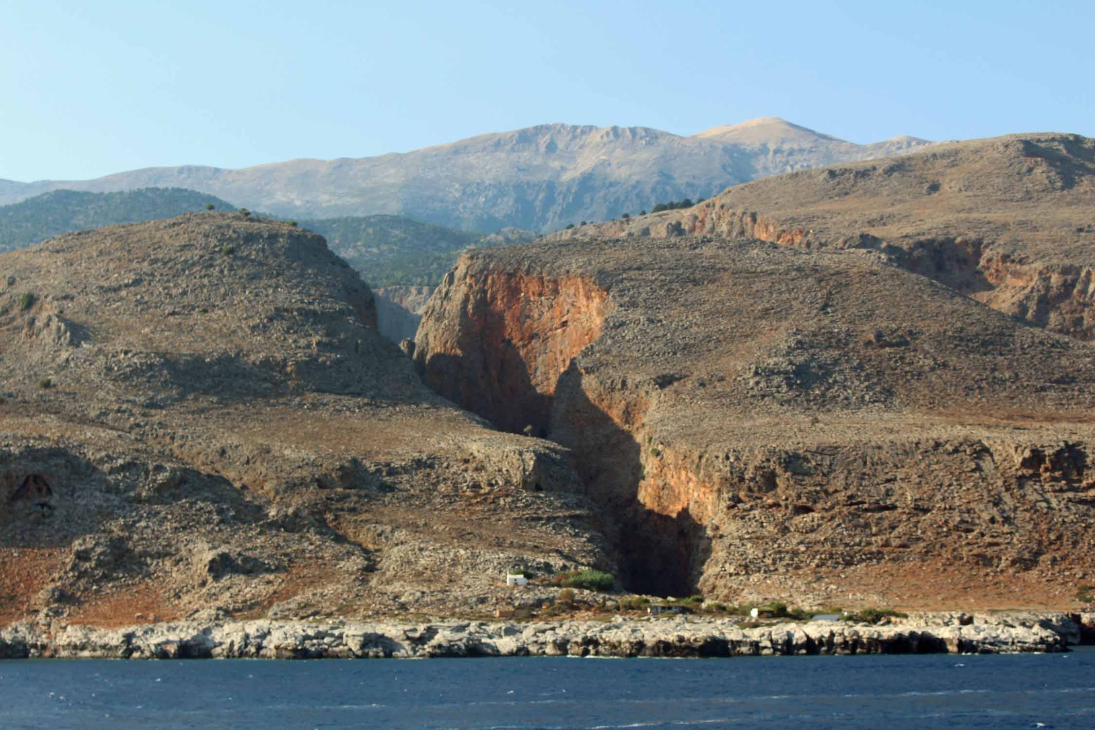 Crète, gorge d'Aradena