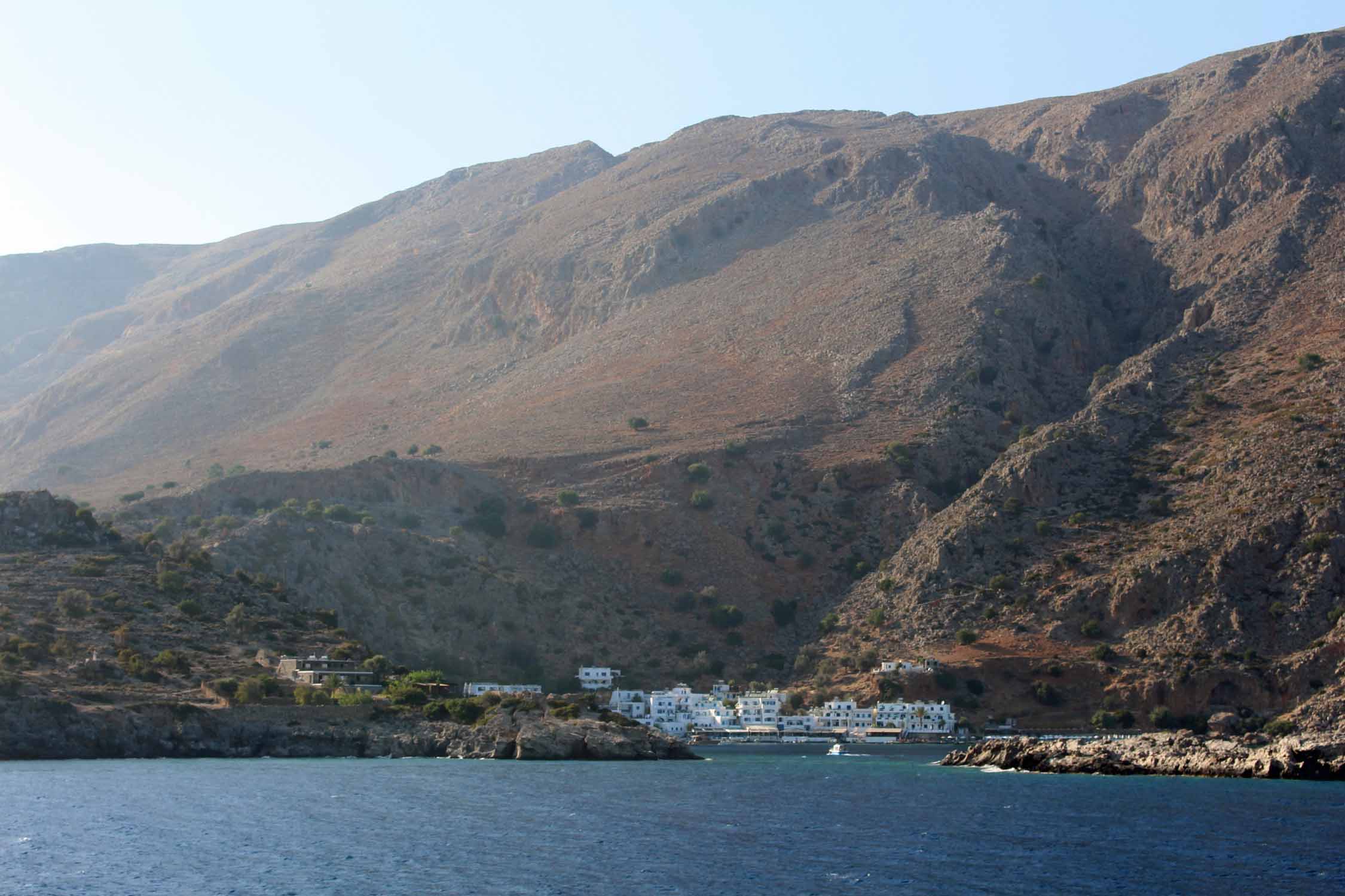 Crète, Loutro, paysage