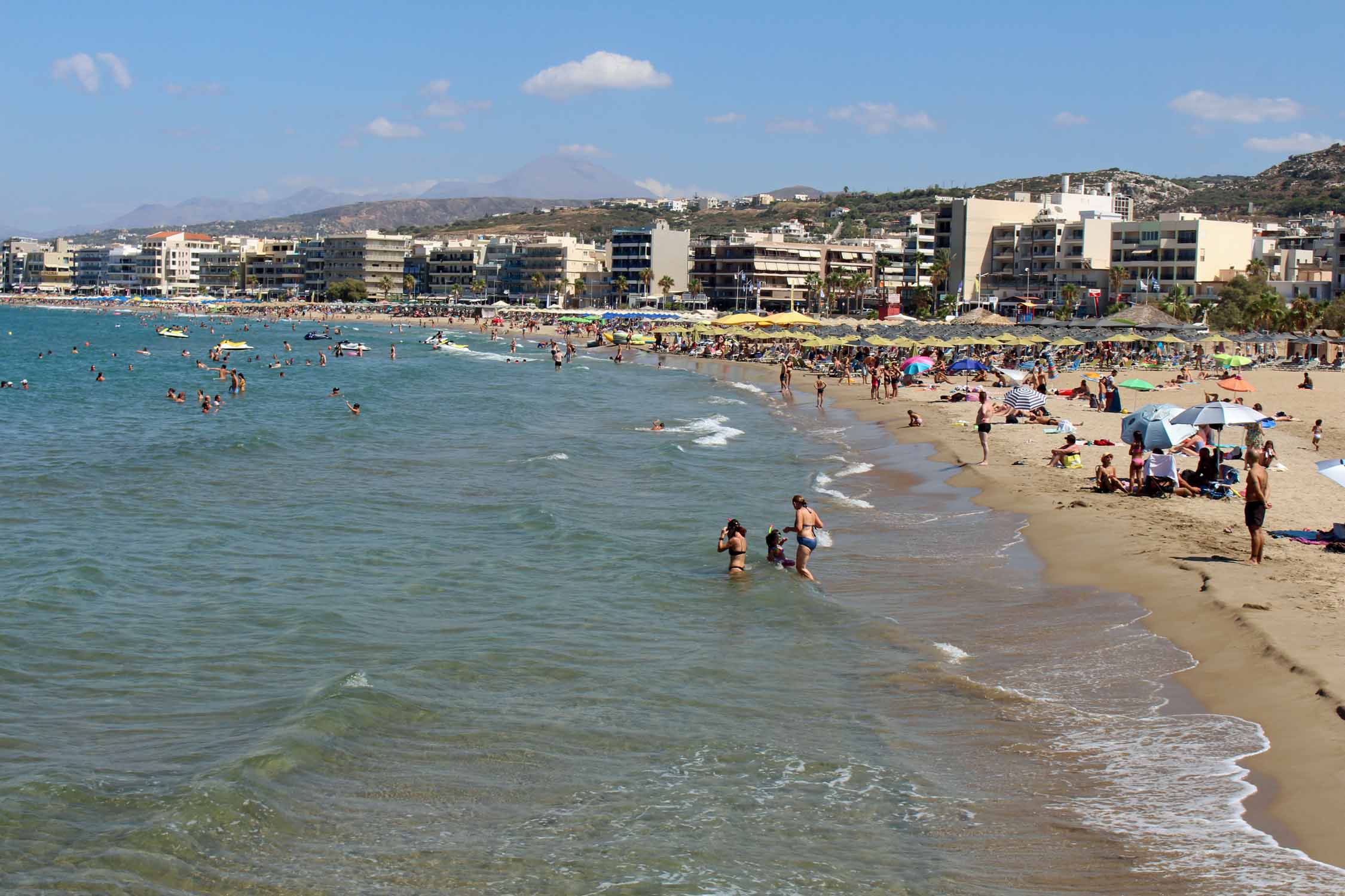 Crète, Réthymnon, plage