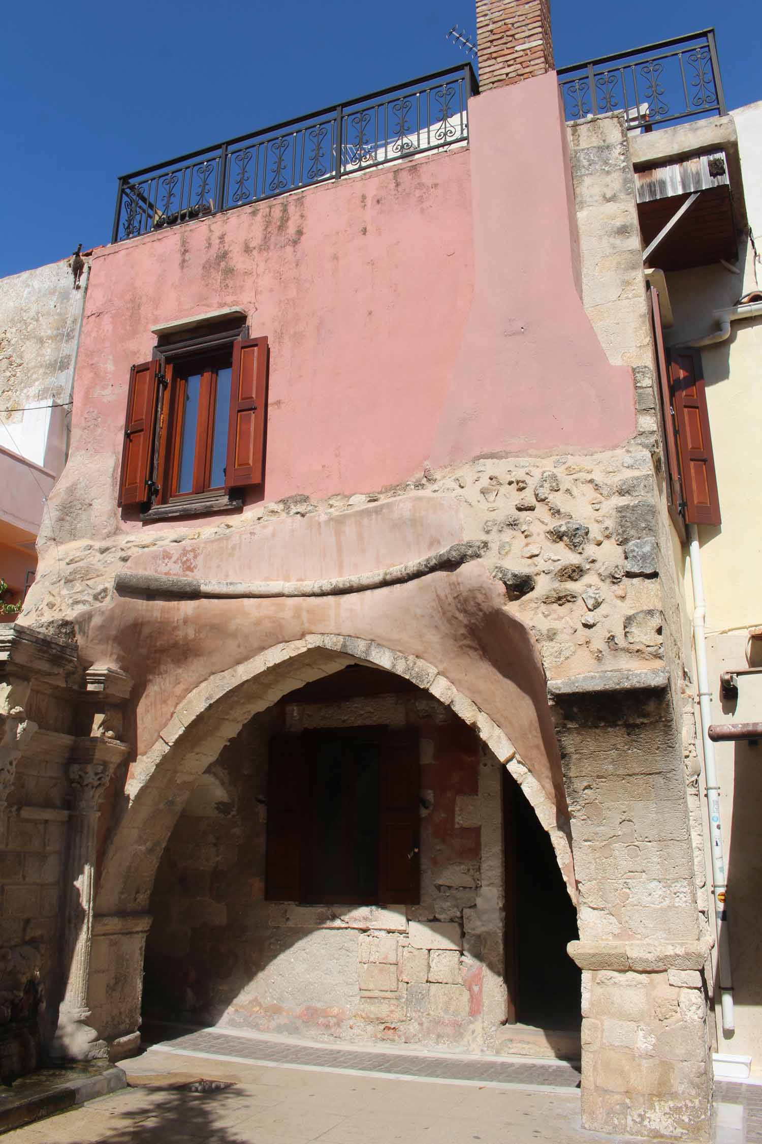 Crète, Réthymnon, ancienne maison