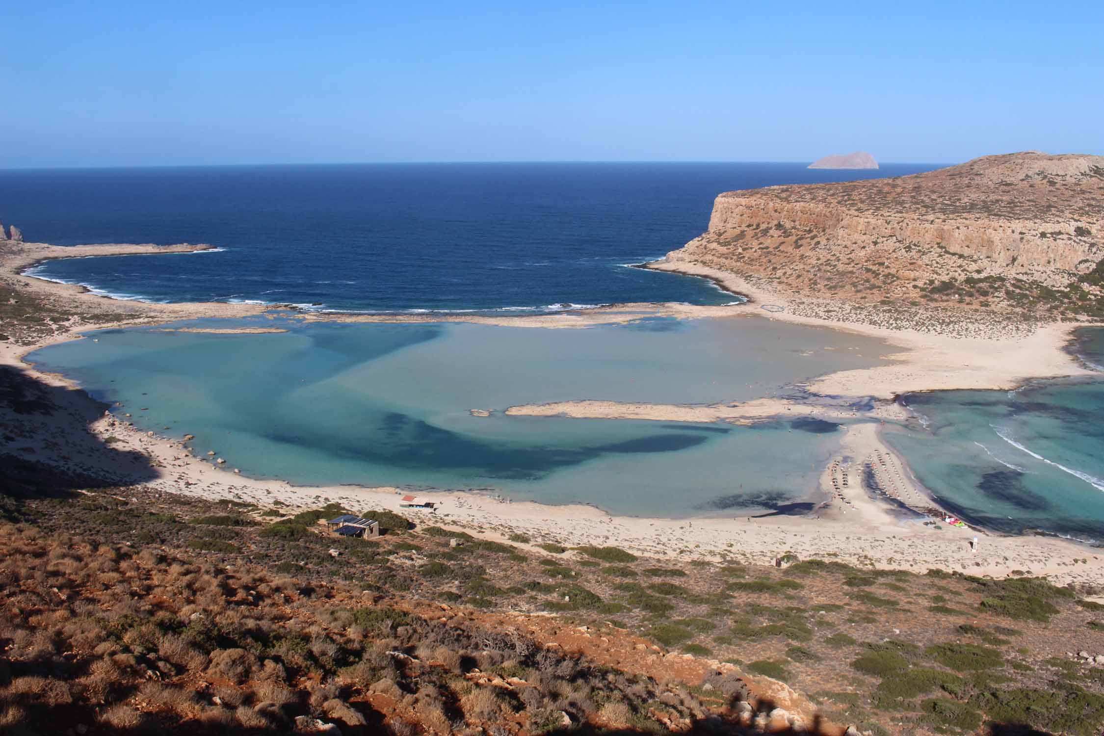 Crète, baie de Balos, paysage