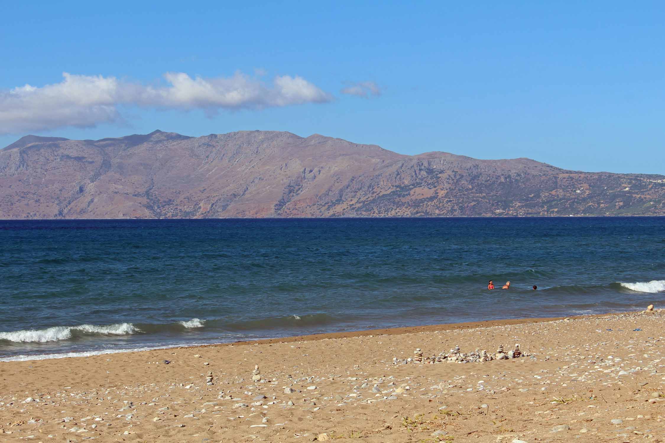 Crète, plage de Kissamos