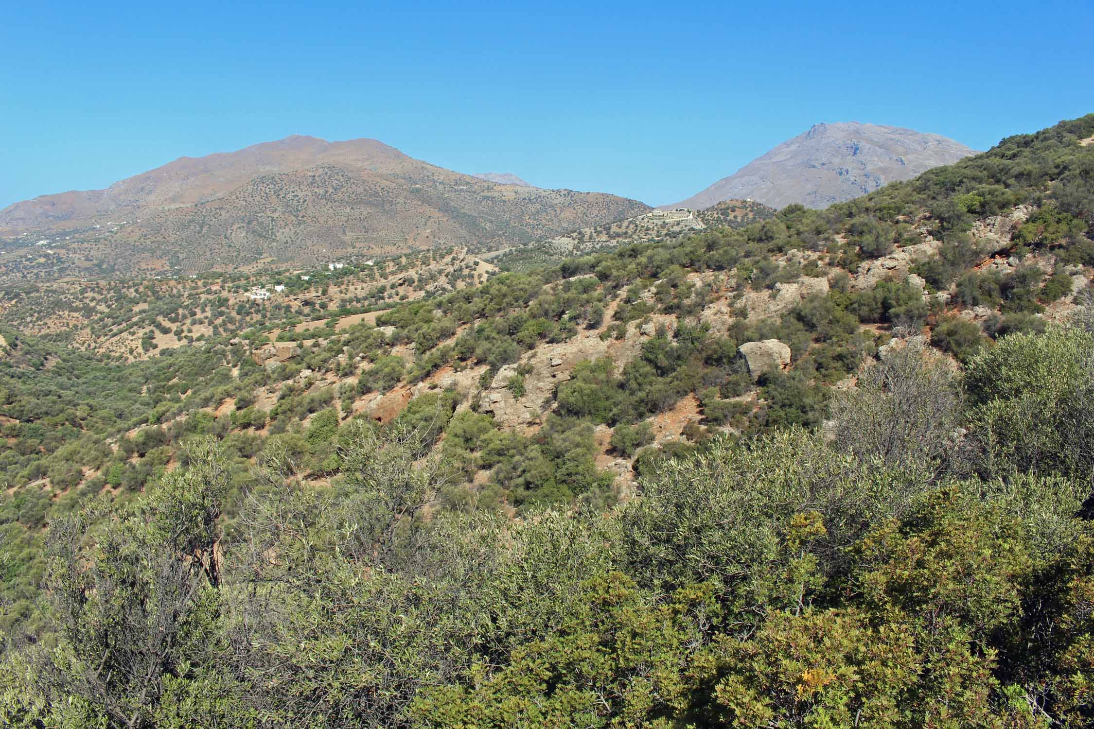 Crète, Koxare, paysage