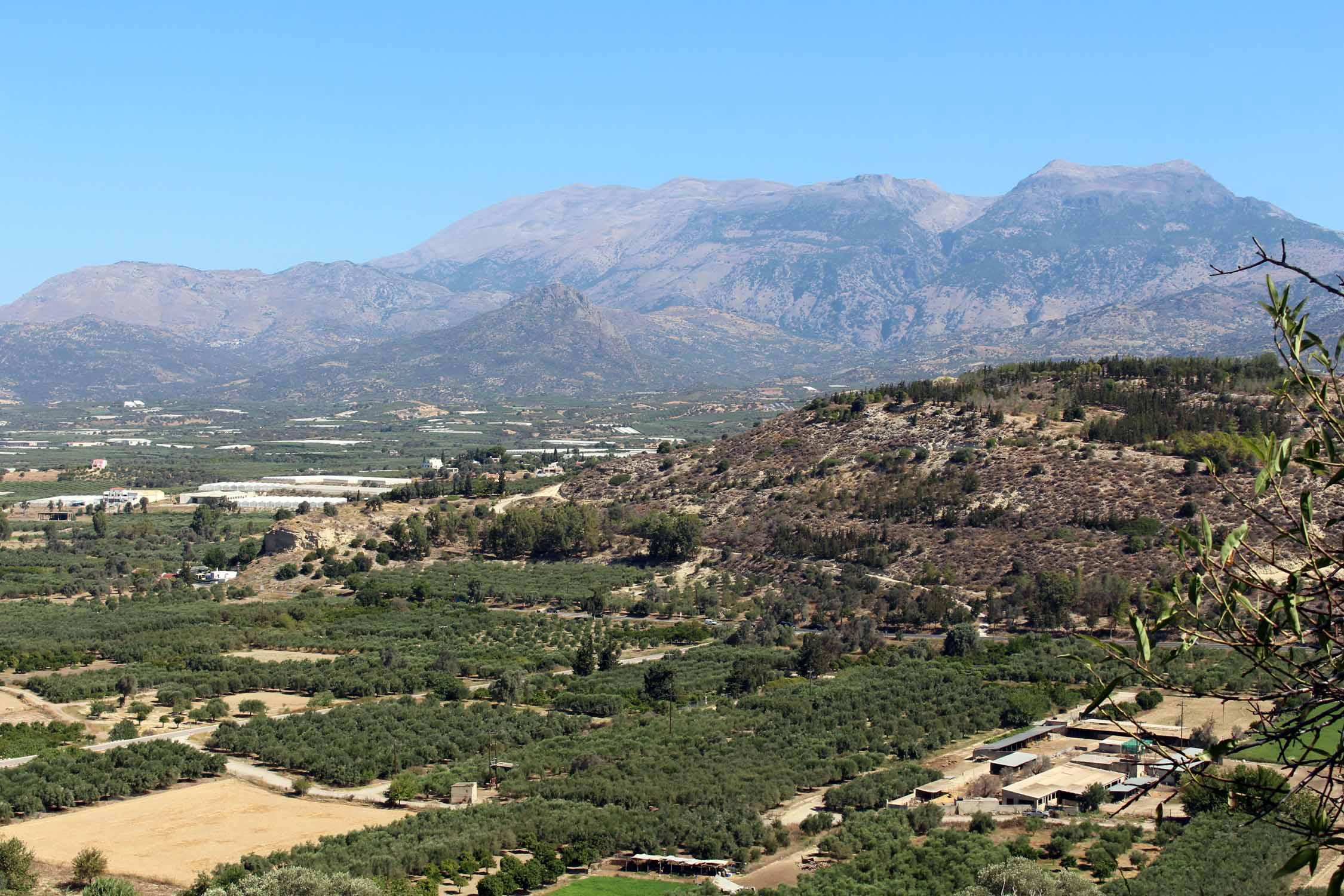 Crète, Phaistos, paysage