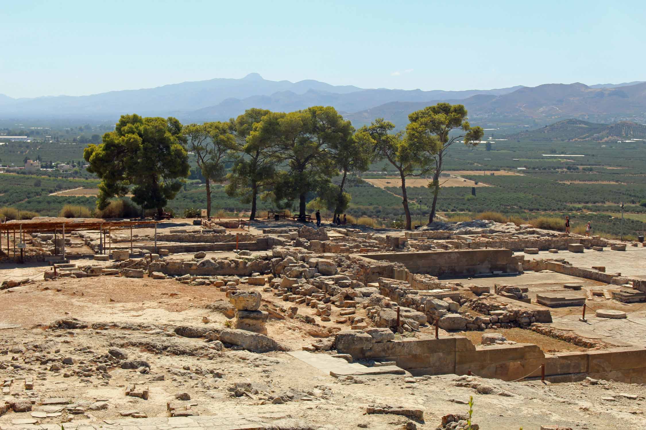 Crète, Phaistos, temple minoen