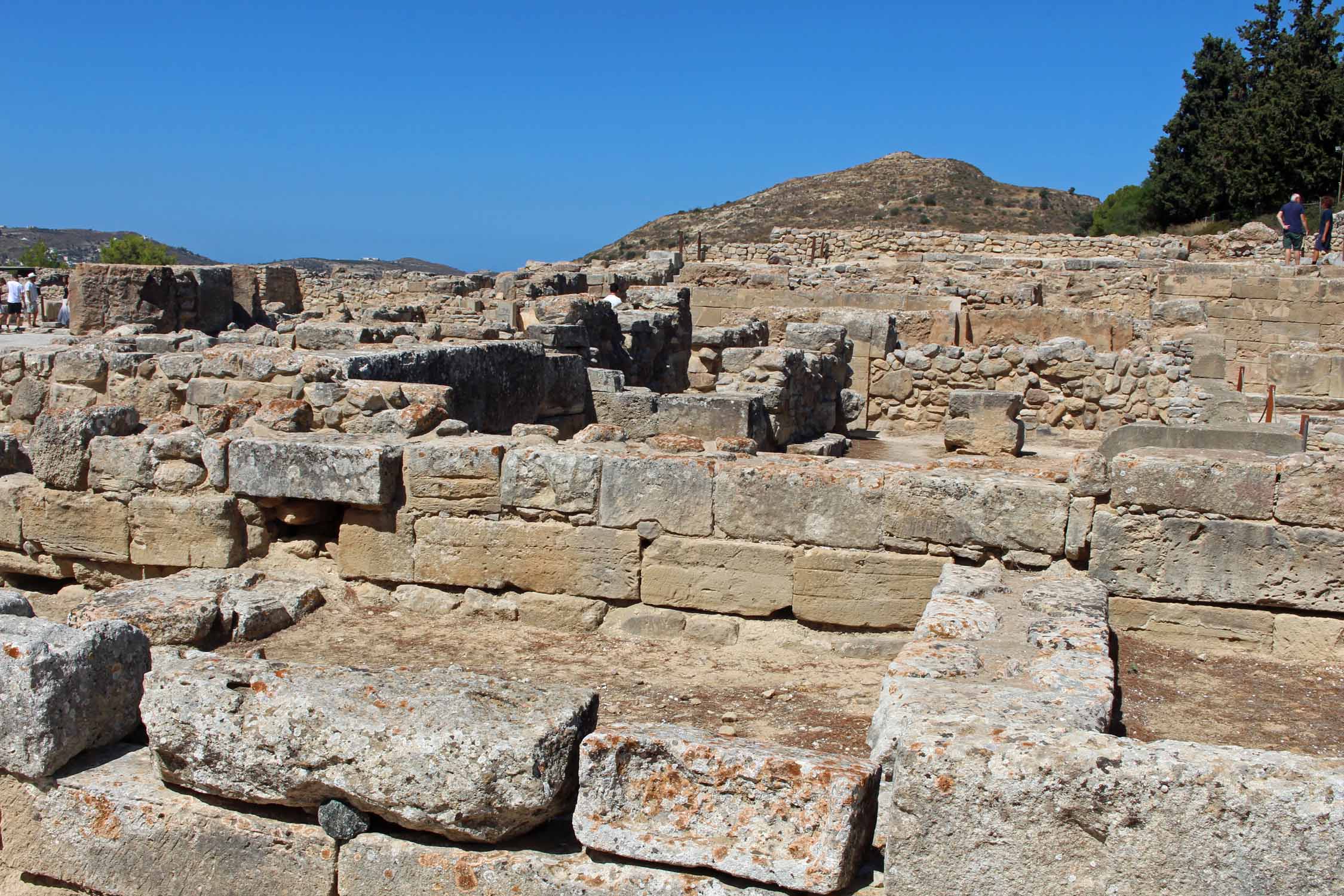 Crète, palais de Phaistos, ruines