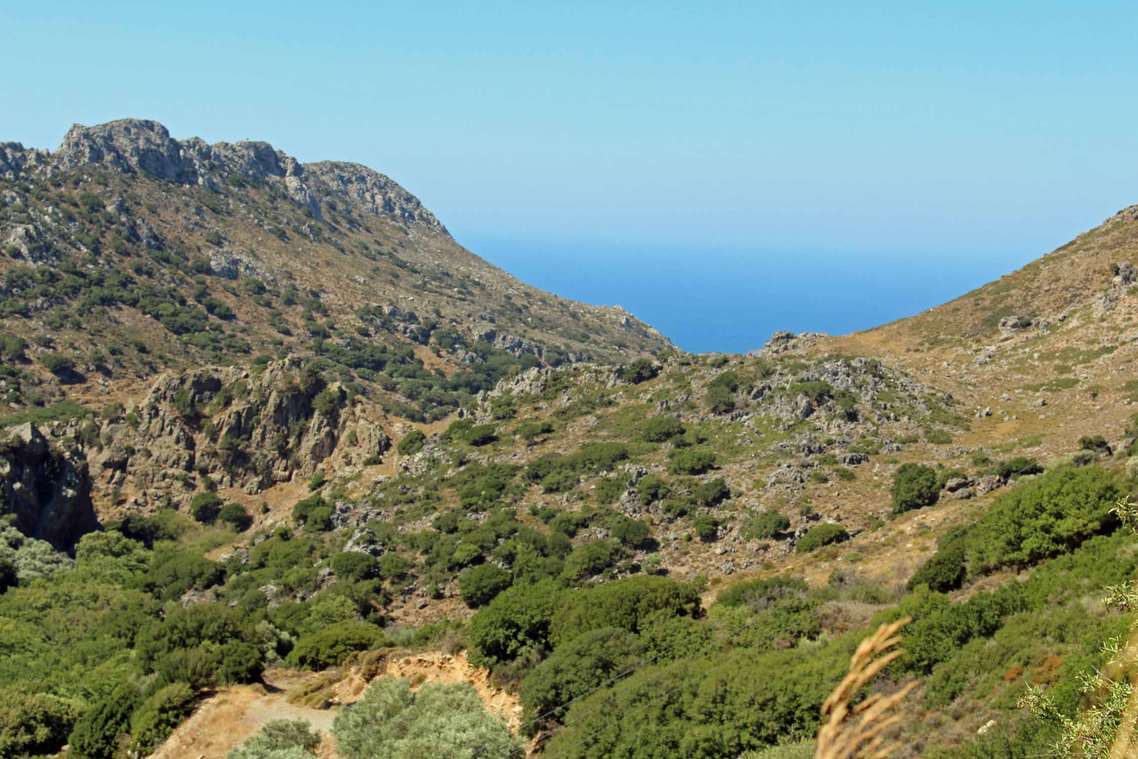 Crète, Azogires, paysage