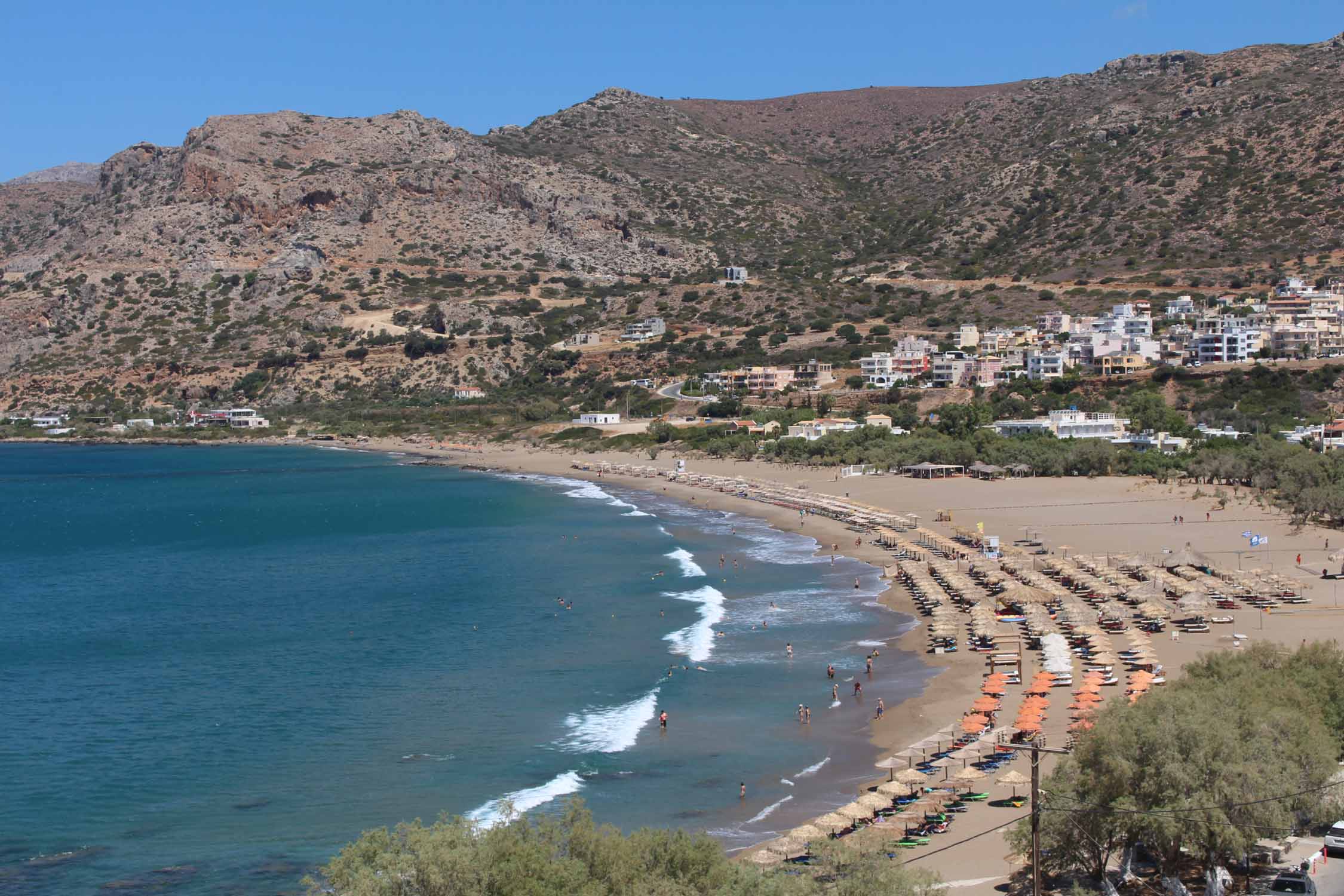 Crète, Paleochora, plage, paysage