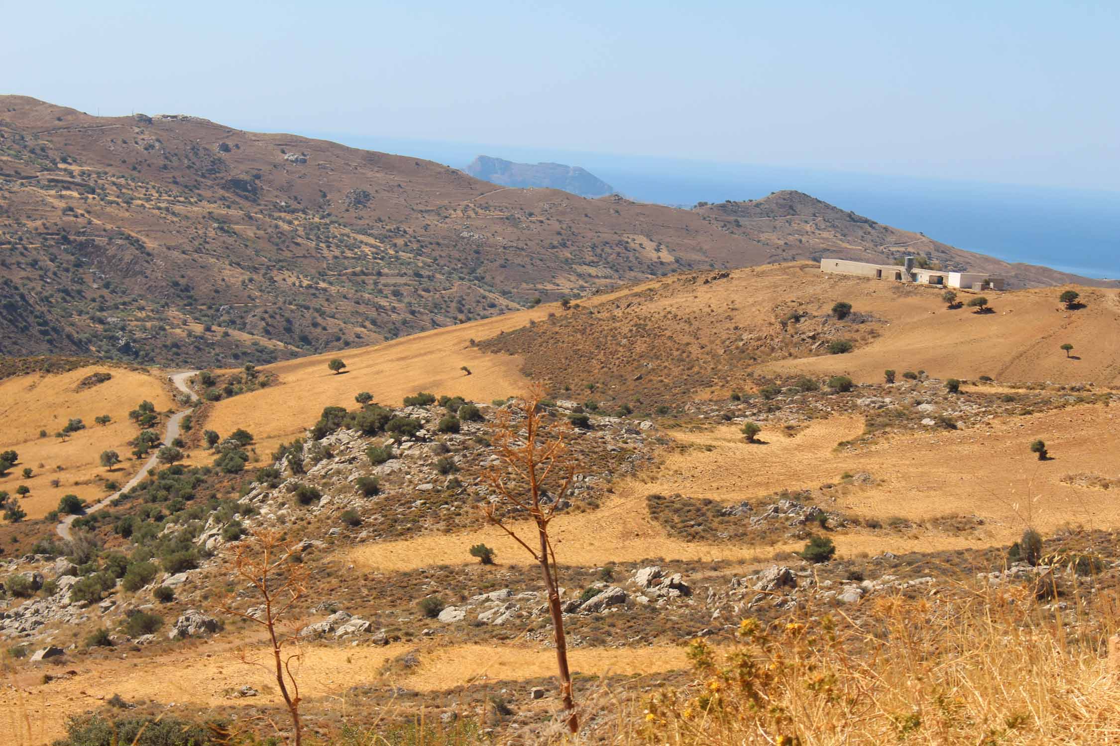 Crète, Akoumia, paysage