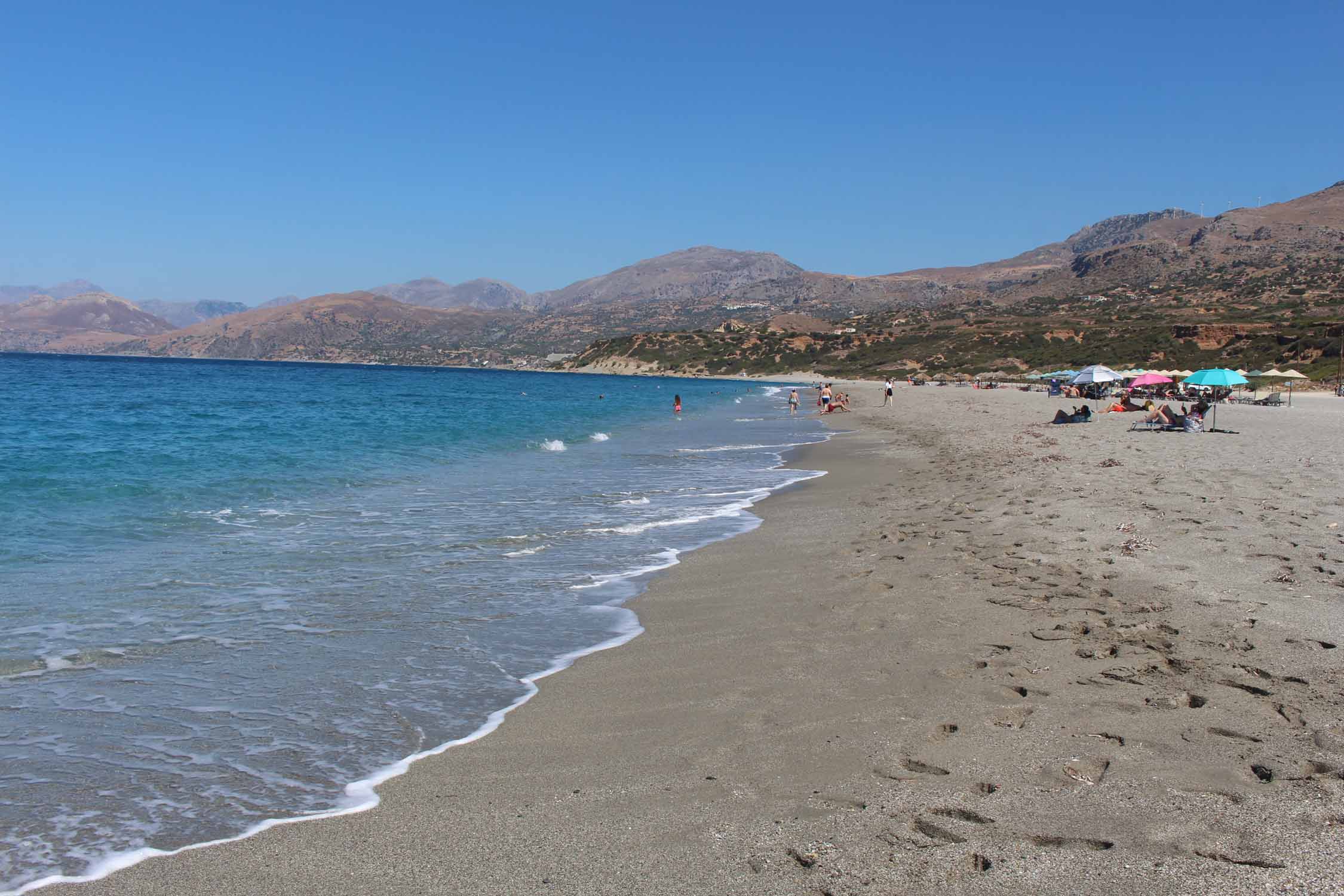 Crète, Triopetra, plage