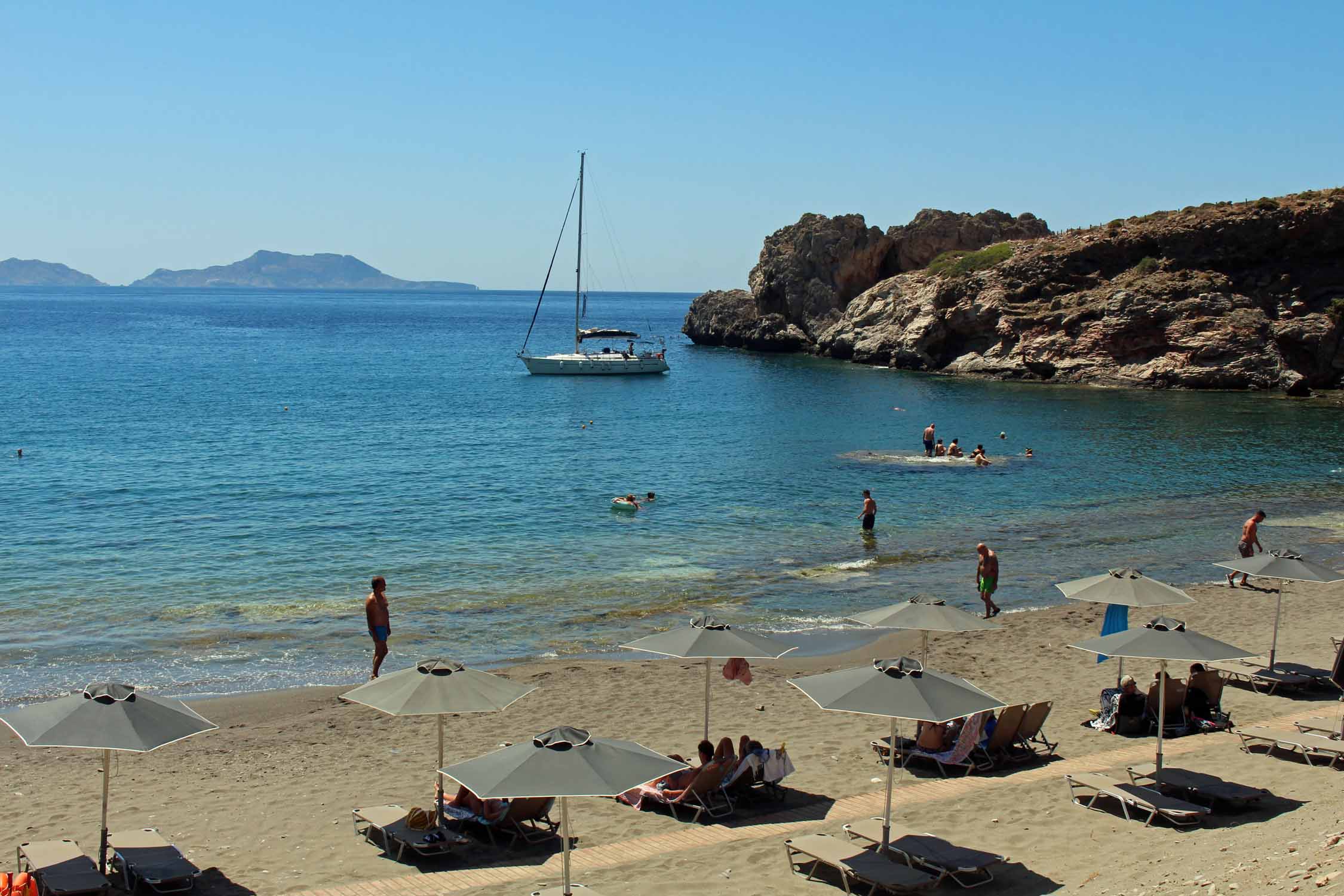 Crète, Agios Pavlos, plage