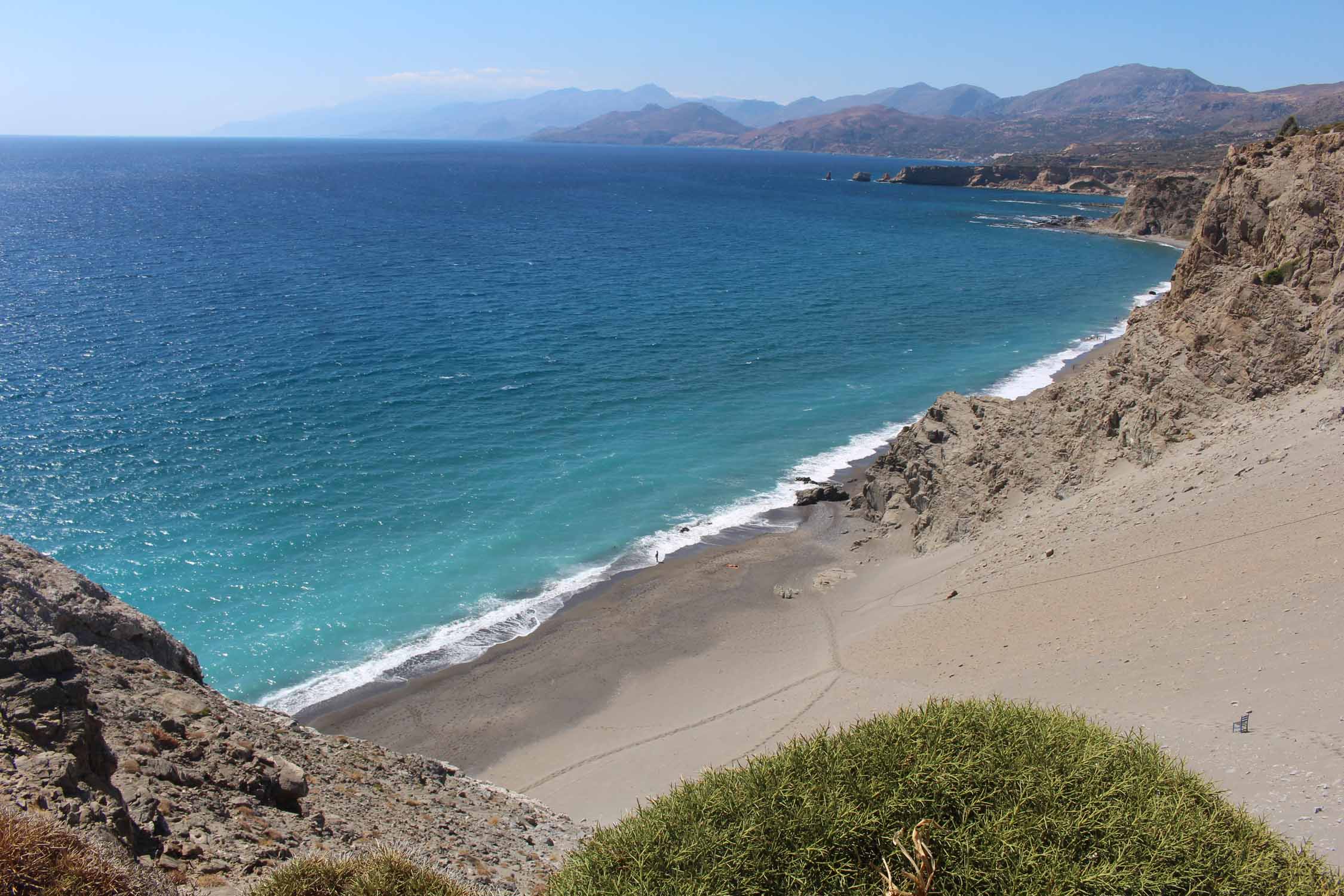 Crète, Agios Pavlos, dunes