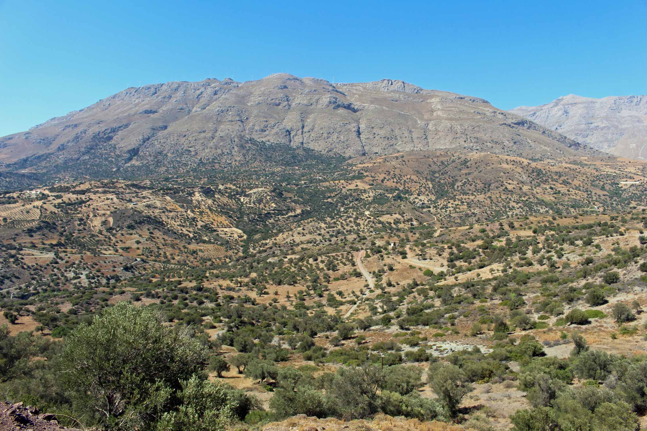 Crète, Saktouria, paysage